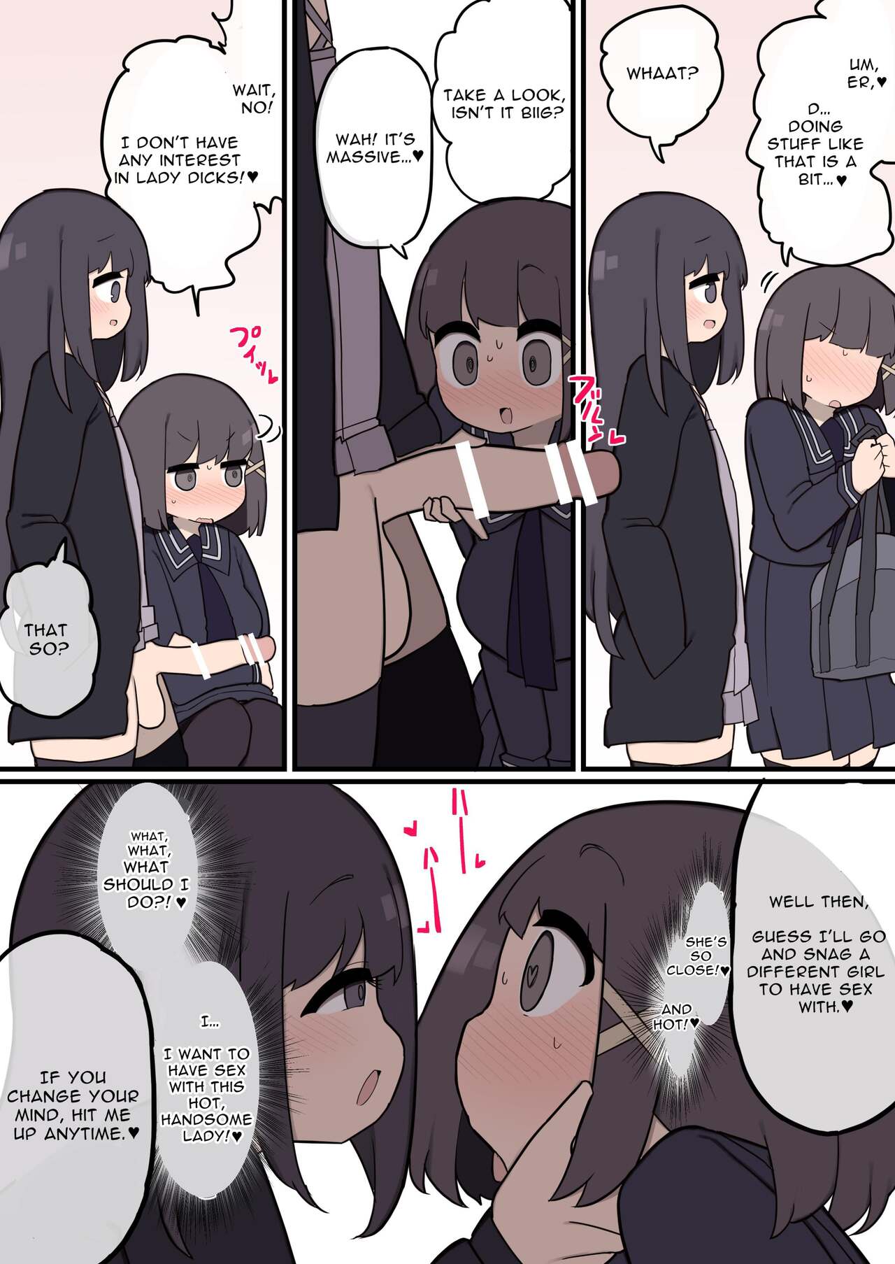 Handsome Futanari Insta-corrupts With Her Big Dick page 4
