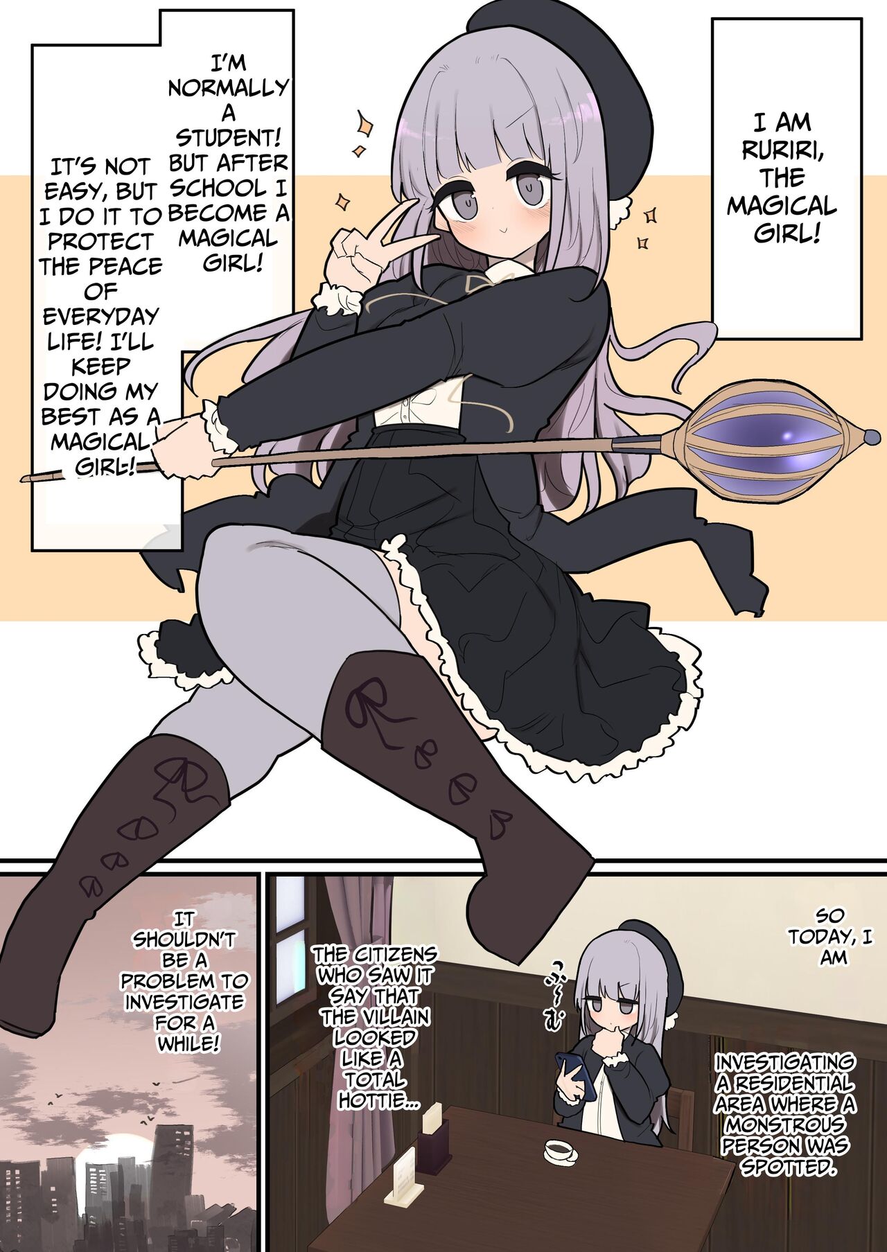 Handsome Futanari Monster Lady Dick VS Good-Looker Lovin' Novice Magical Girl page 2