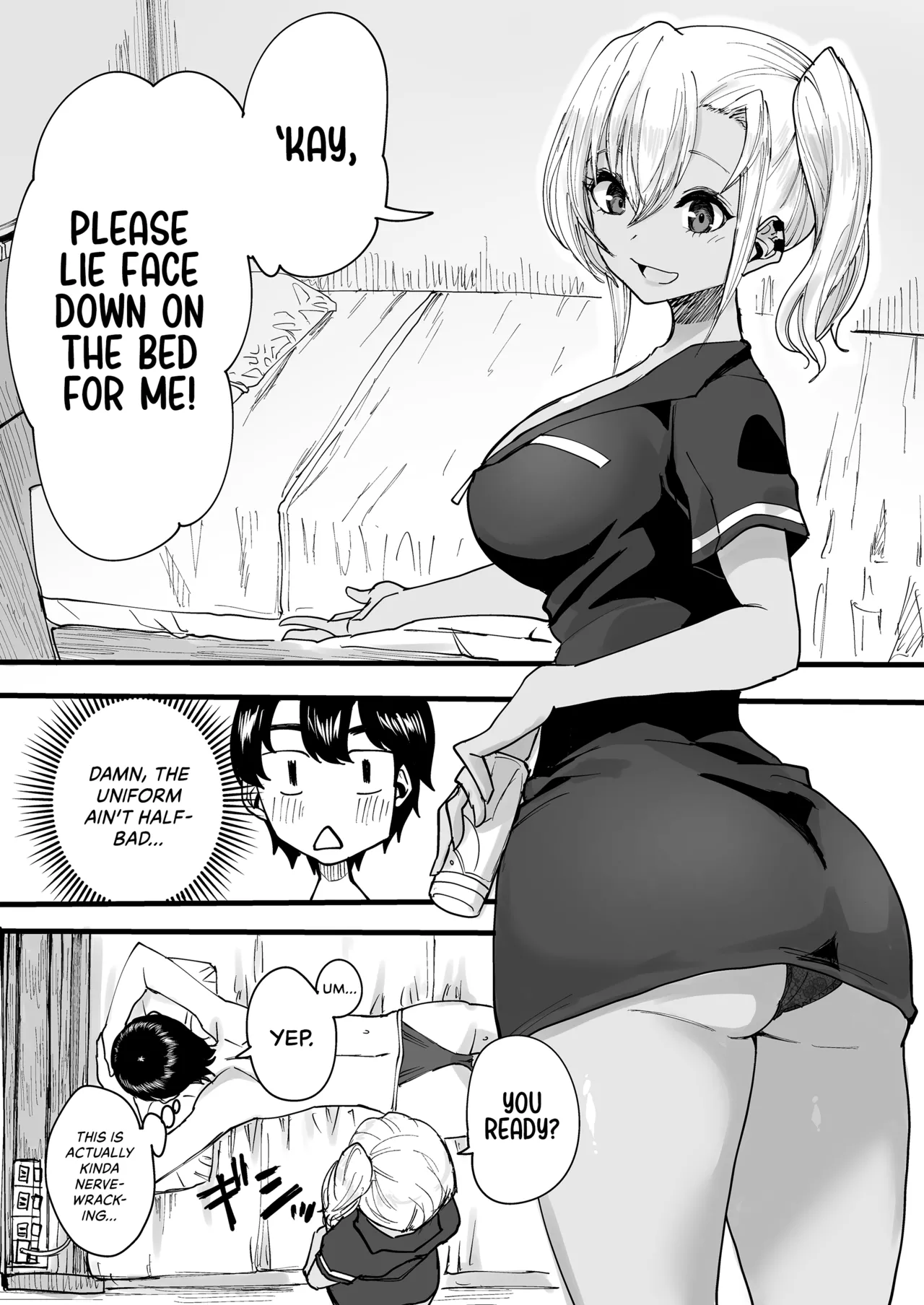 Happy Endings with a Tanned Gyaru Massage Therapist page 8