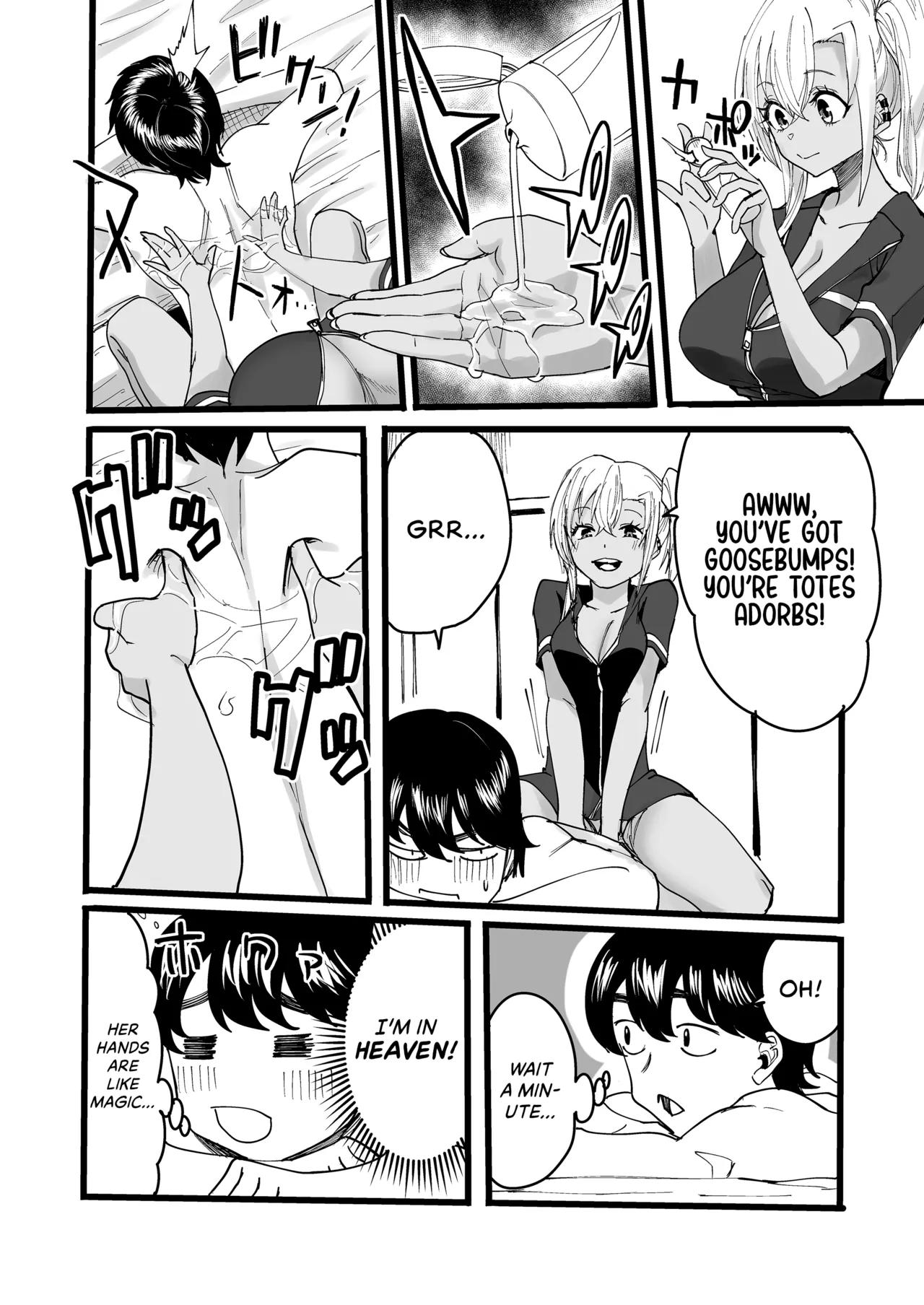 Happy Endings with a Tanned Gyaru Massage Therapist page 9