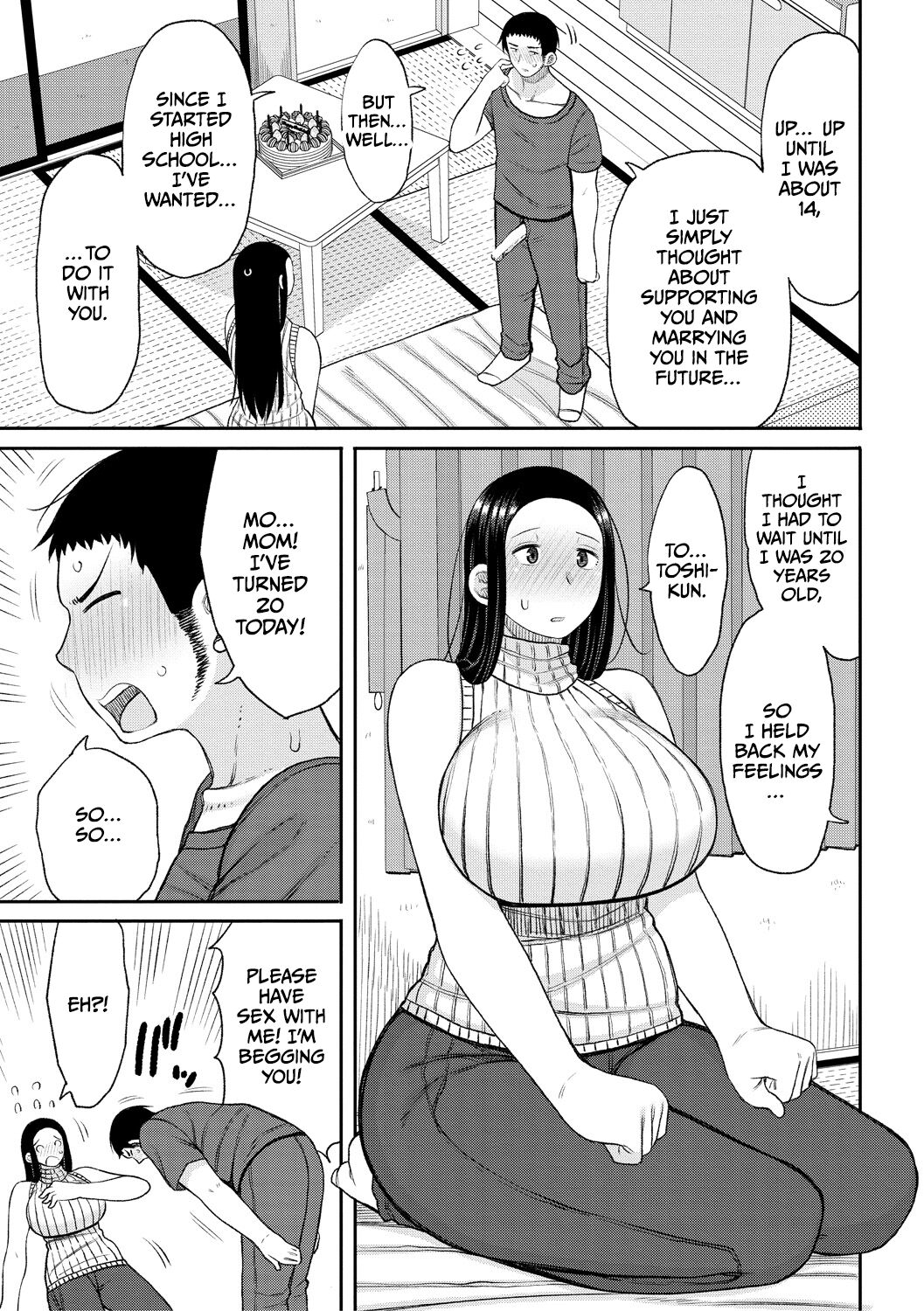 Haramitagari na Hahaoya ~Okaa-san to Ippai Kozukuri Shiyou ne~ page 171