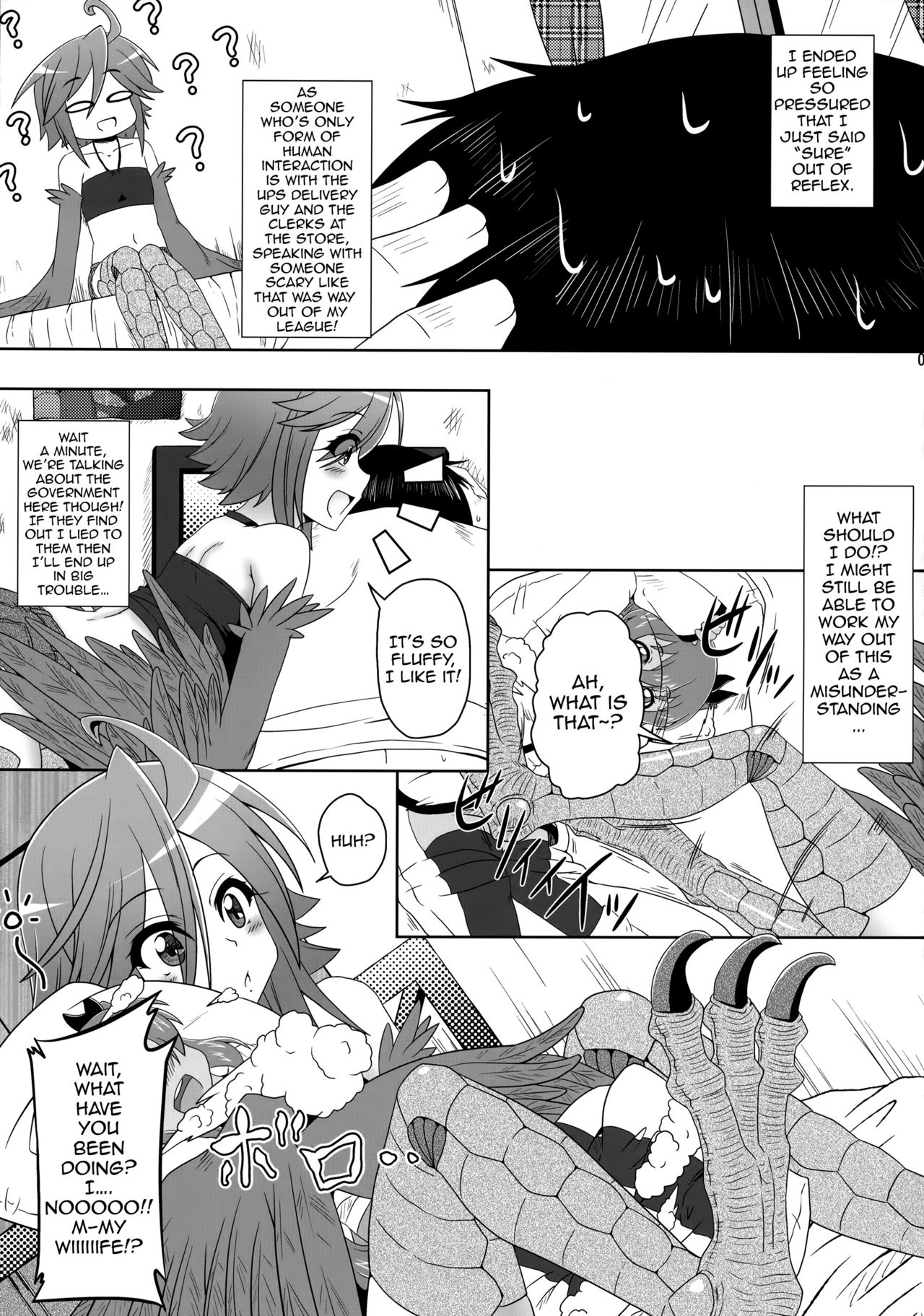 Harpy ga Tonari ni Iru Nichijou page 4