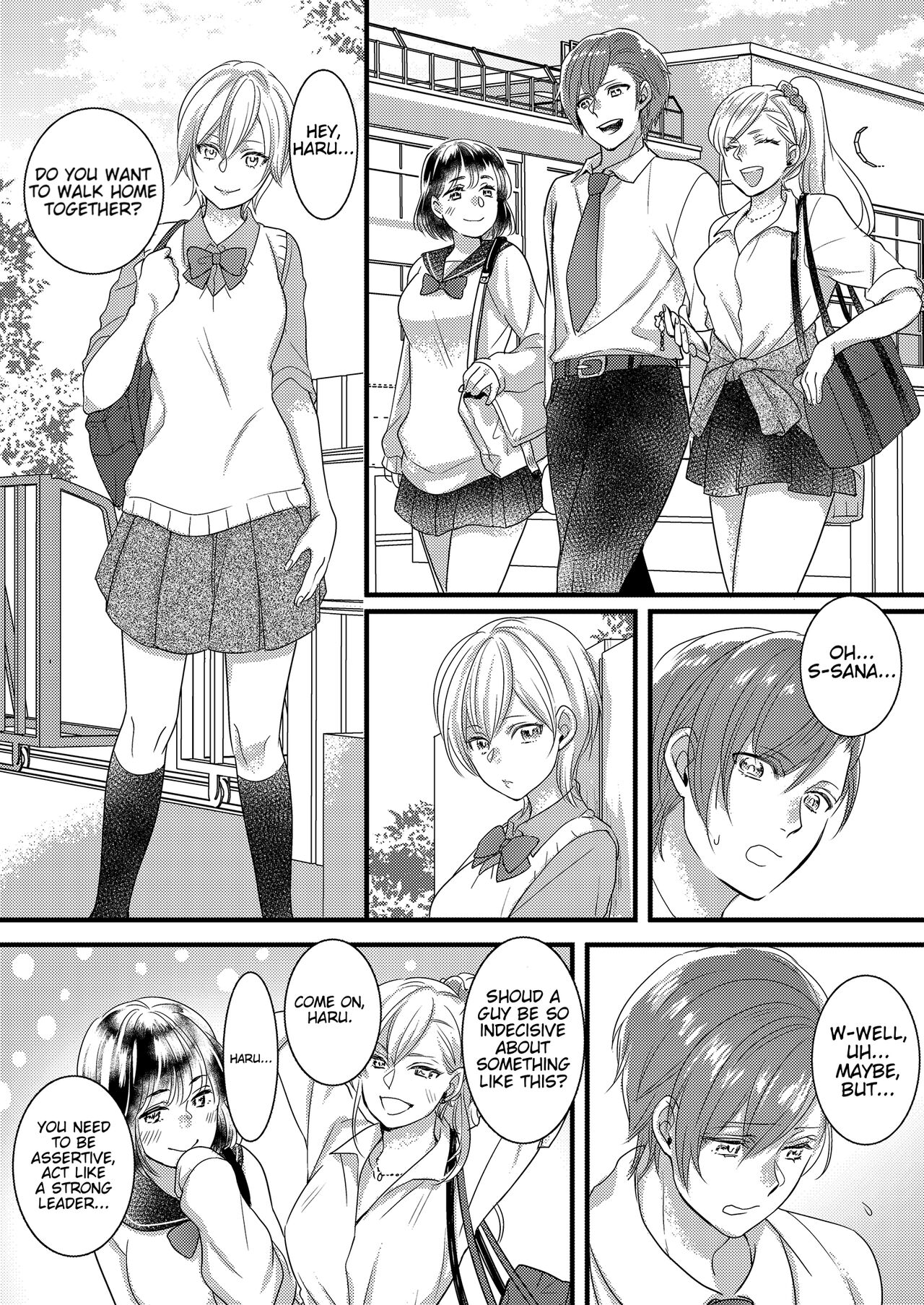 Haru and Sana ～Love Connected Through Cosplay～ page 1