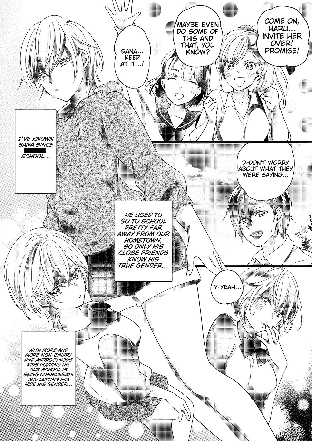 Haru and Sana ～Love Connected Through Cosplay～ page 4