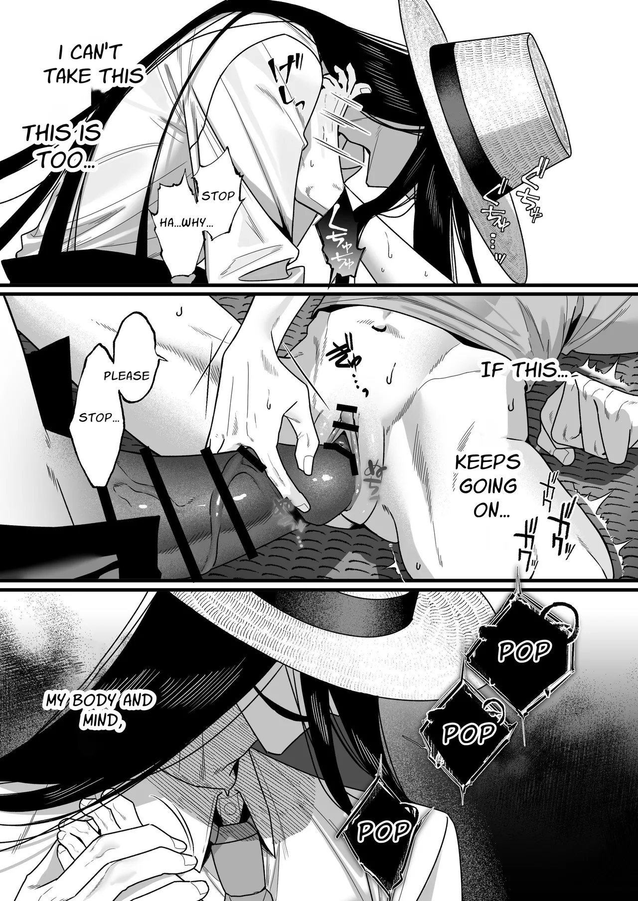 Hasshaku-sama Forcibly Inseminates Cuntboy page 24