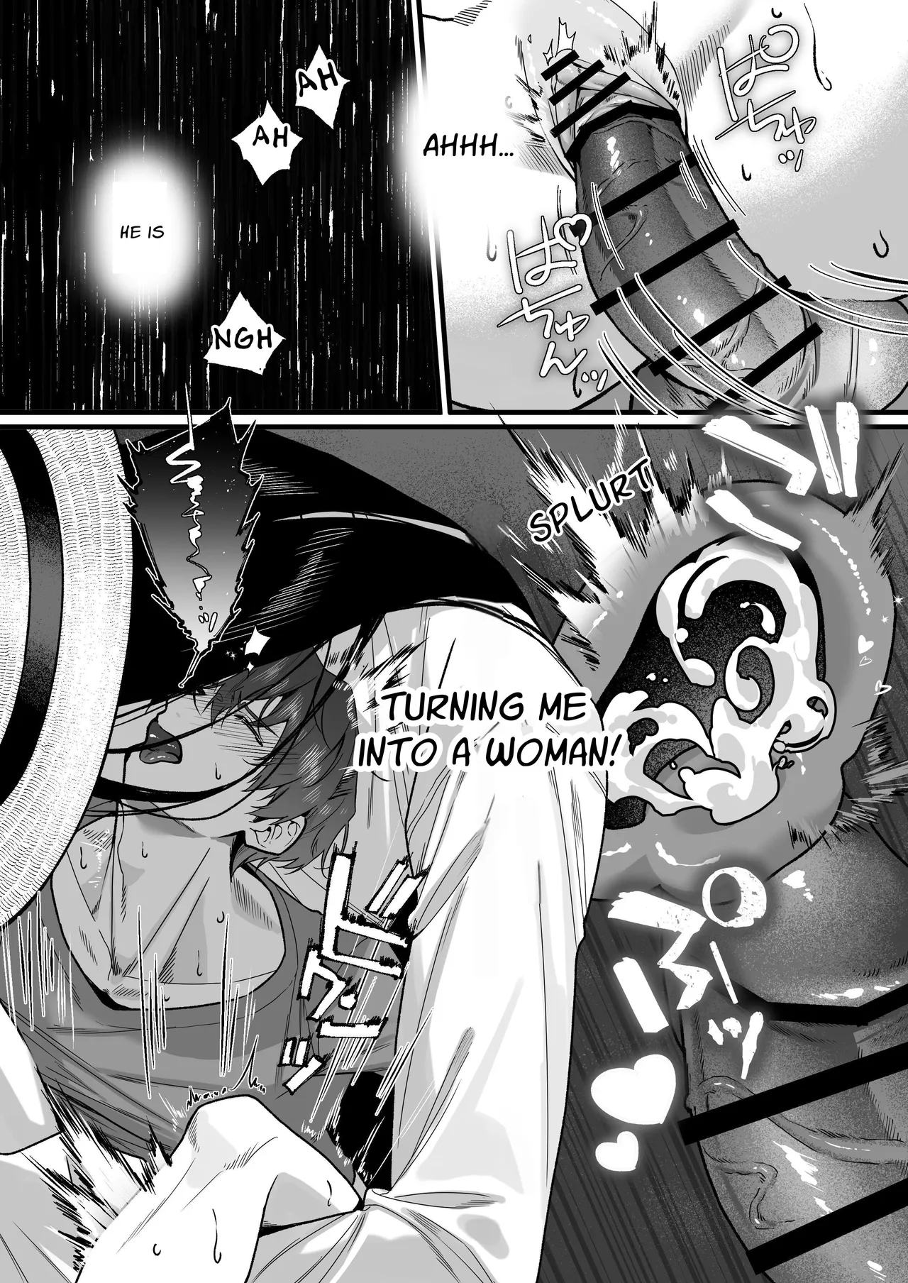 Hasshaku-sama Forcibly Inseminates Cuntboy page 32
