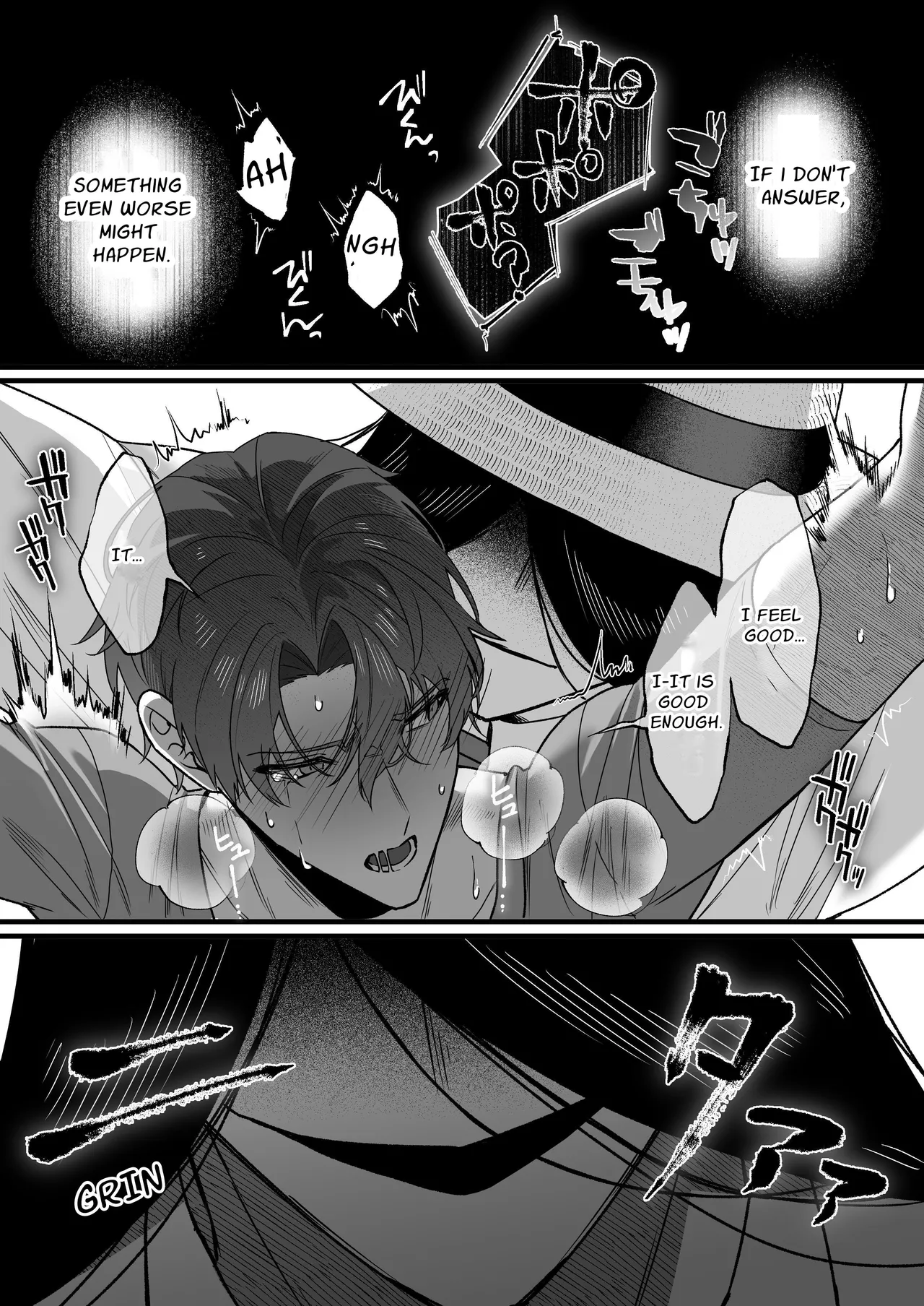 Hasshaku-sama Forcibly Inseminates Cuntboy page 38