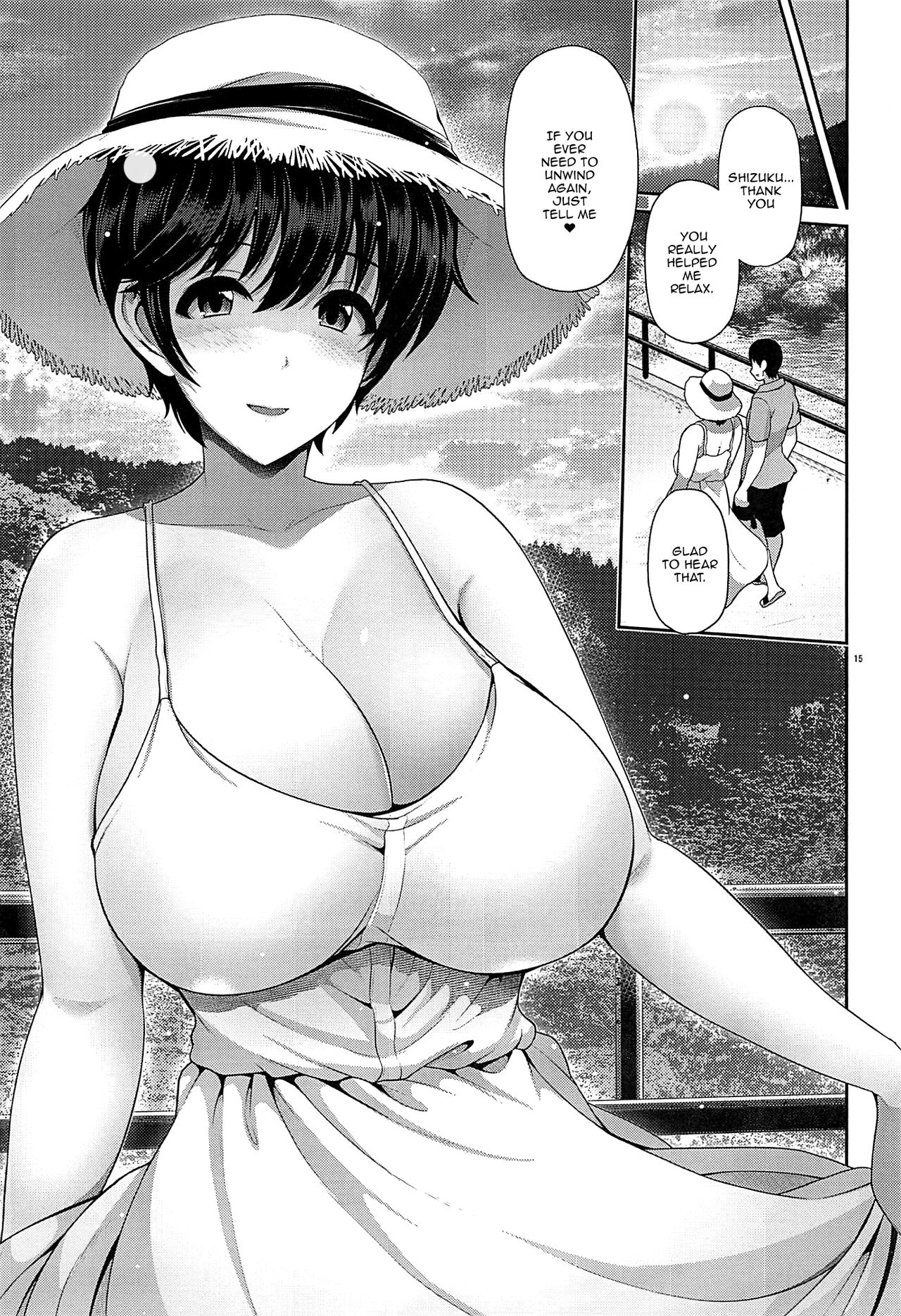 Having Fun At The River With Shizuku-chan page 16