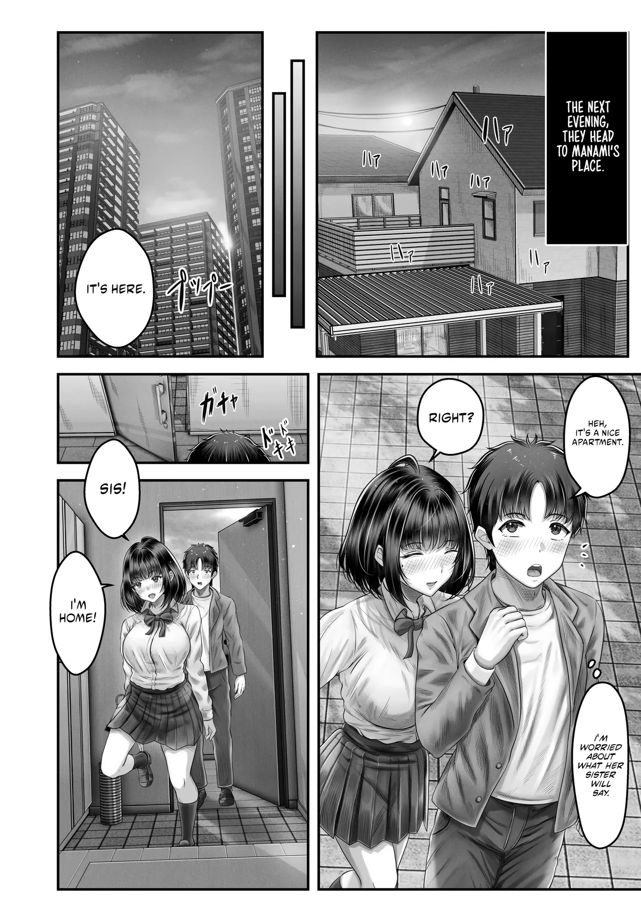 Having Sex With A Large Age Gap Black-Haired Sisters page 23