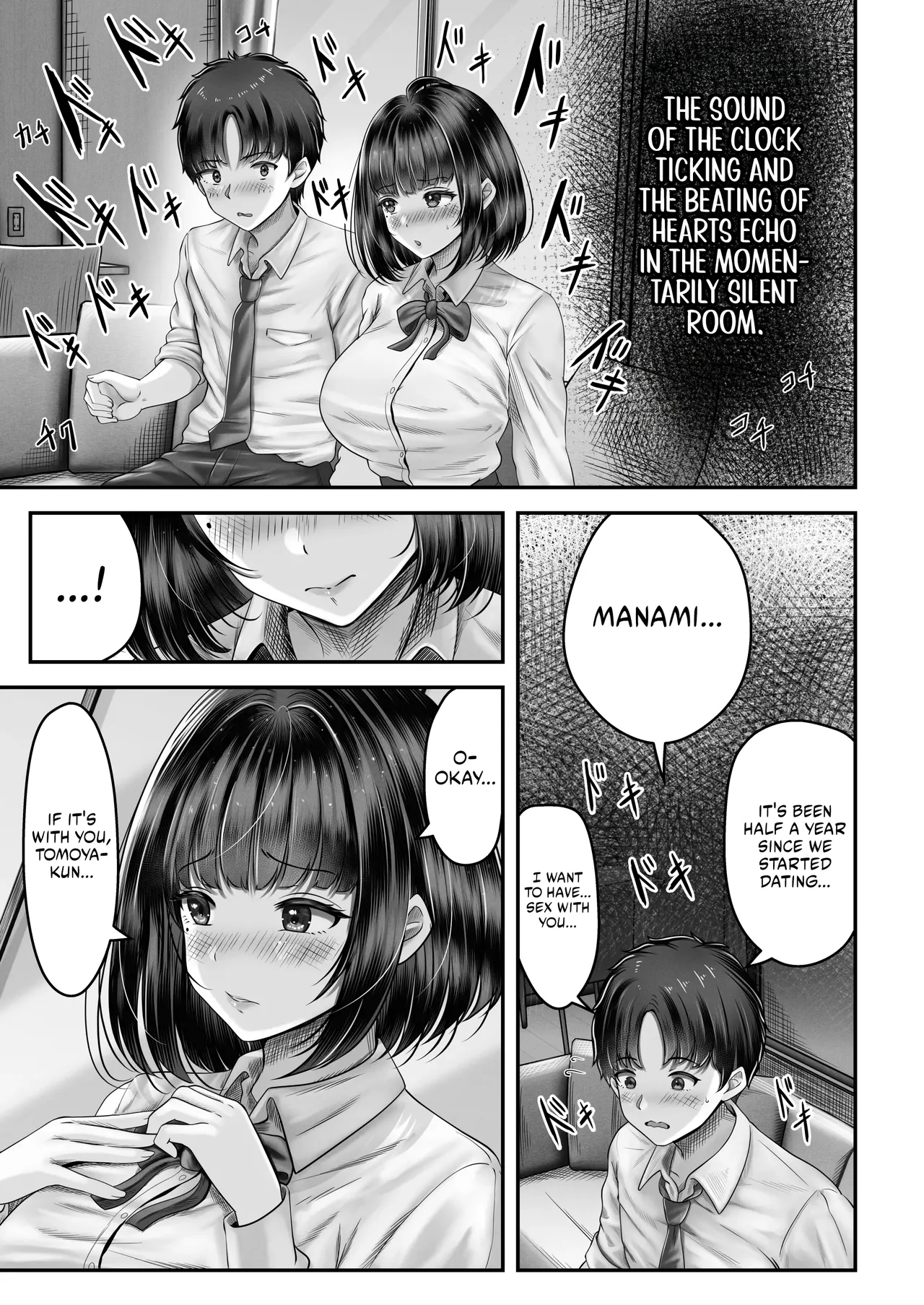 Having Sex With A Large Age Gap Black-Haired Sisters page 8