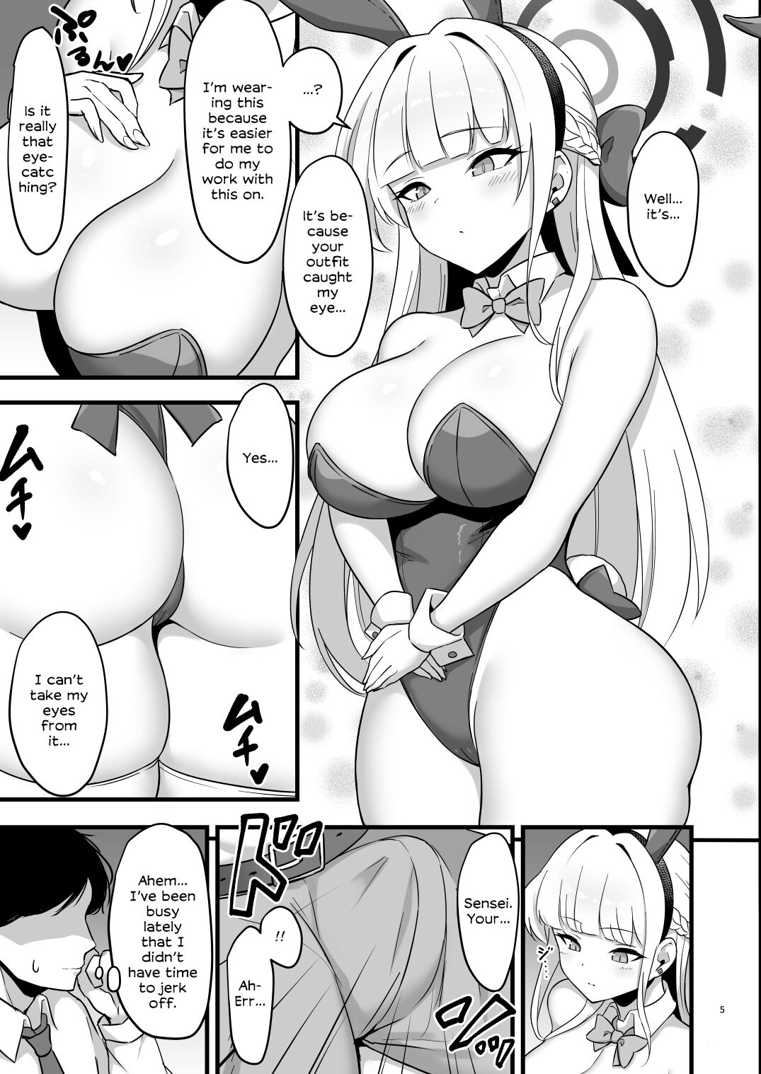 Heartbeat Bunny -Uninvited Bunny's Sexual Support- page 5