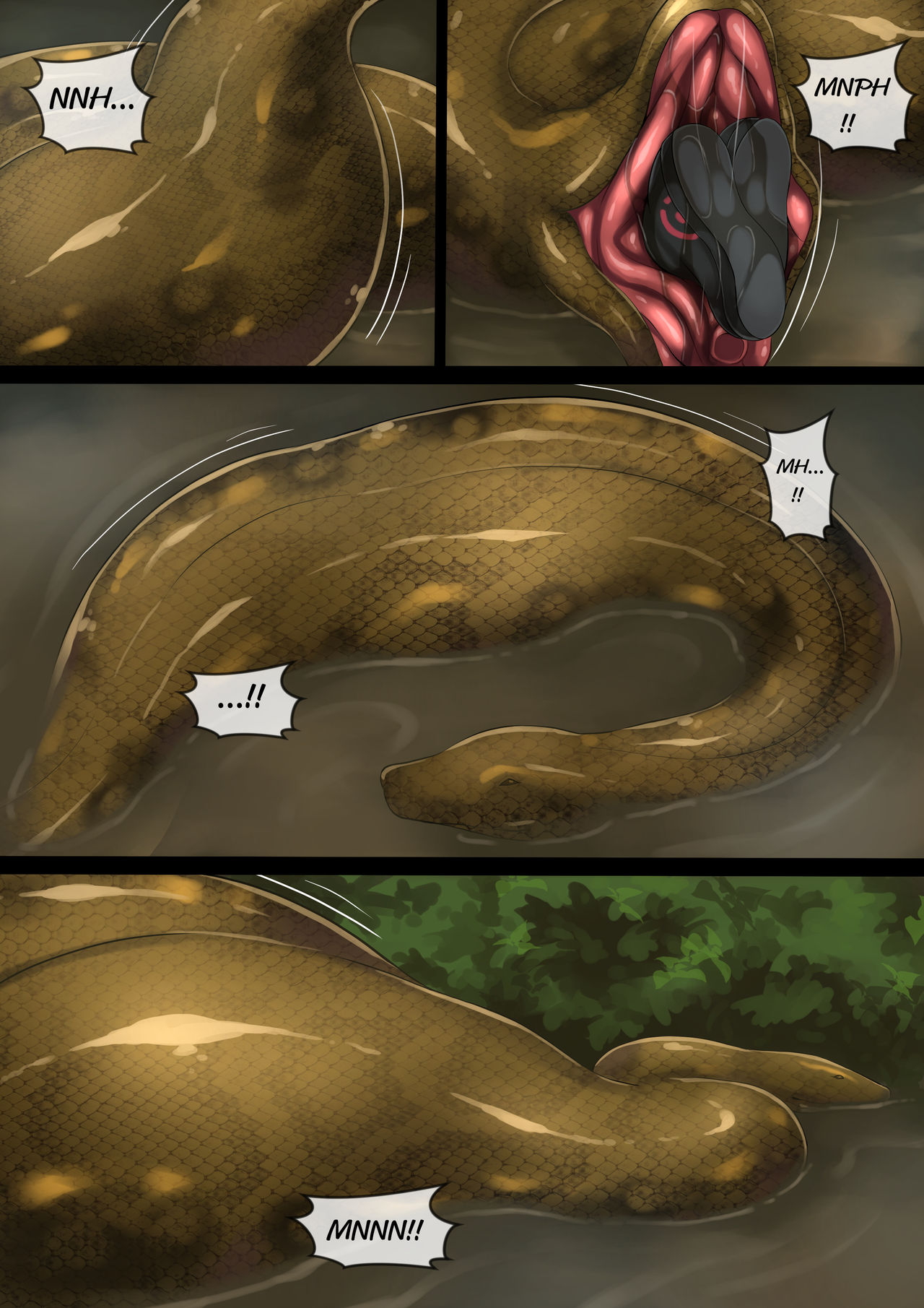 Hell Of Swallowed: Serena VS Anaconda page 11