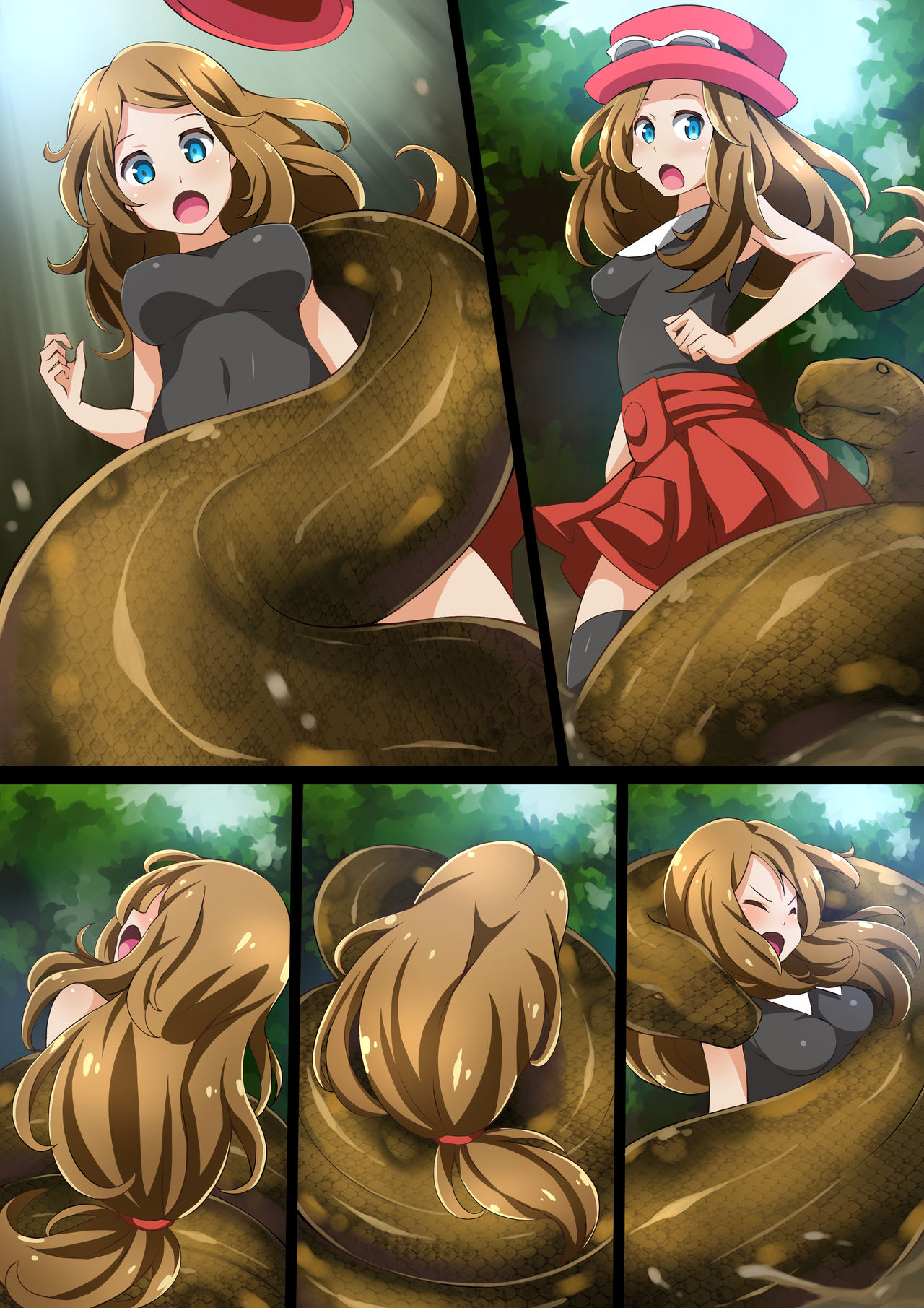 Hell Of Swallowed: Serena VS Anaconda page 19