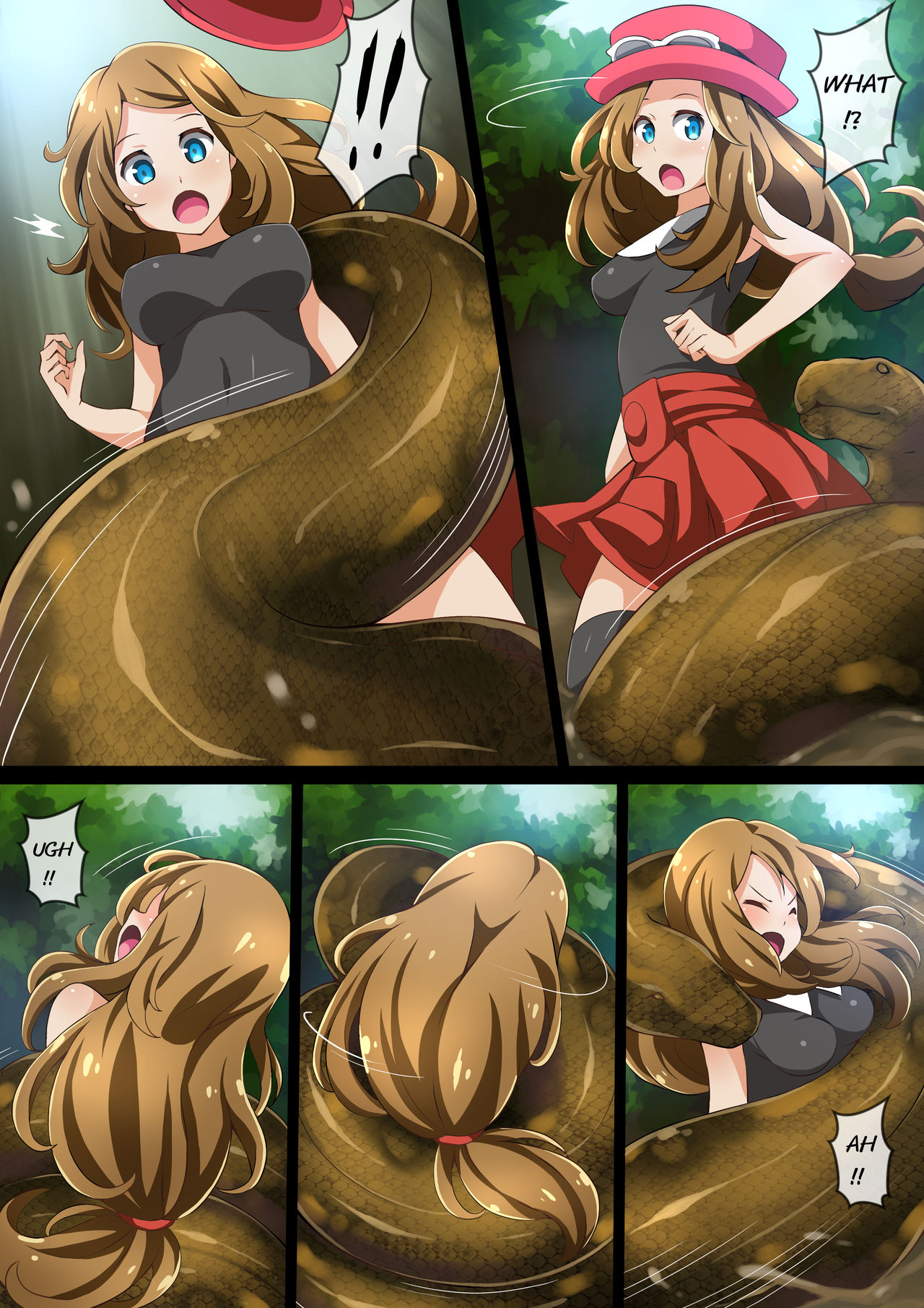Hell Of Swallowed: Serena VS Anaconda page 3
