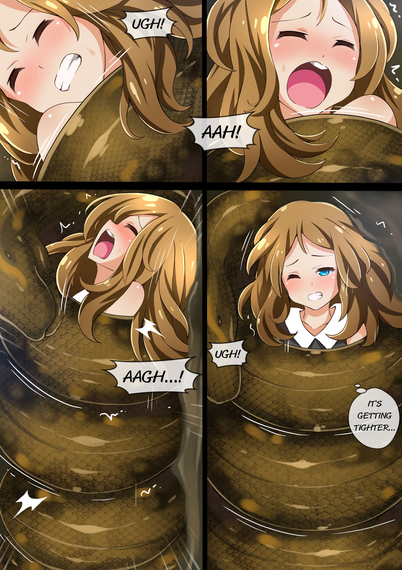 Hell Of Swallowed: Serena VS Anaconda page 5