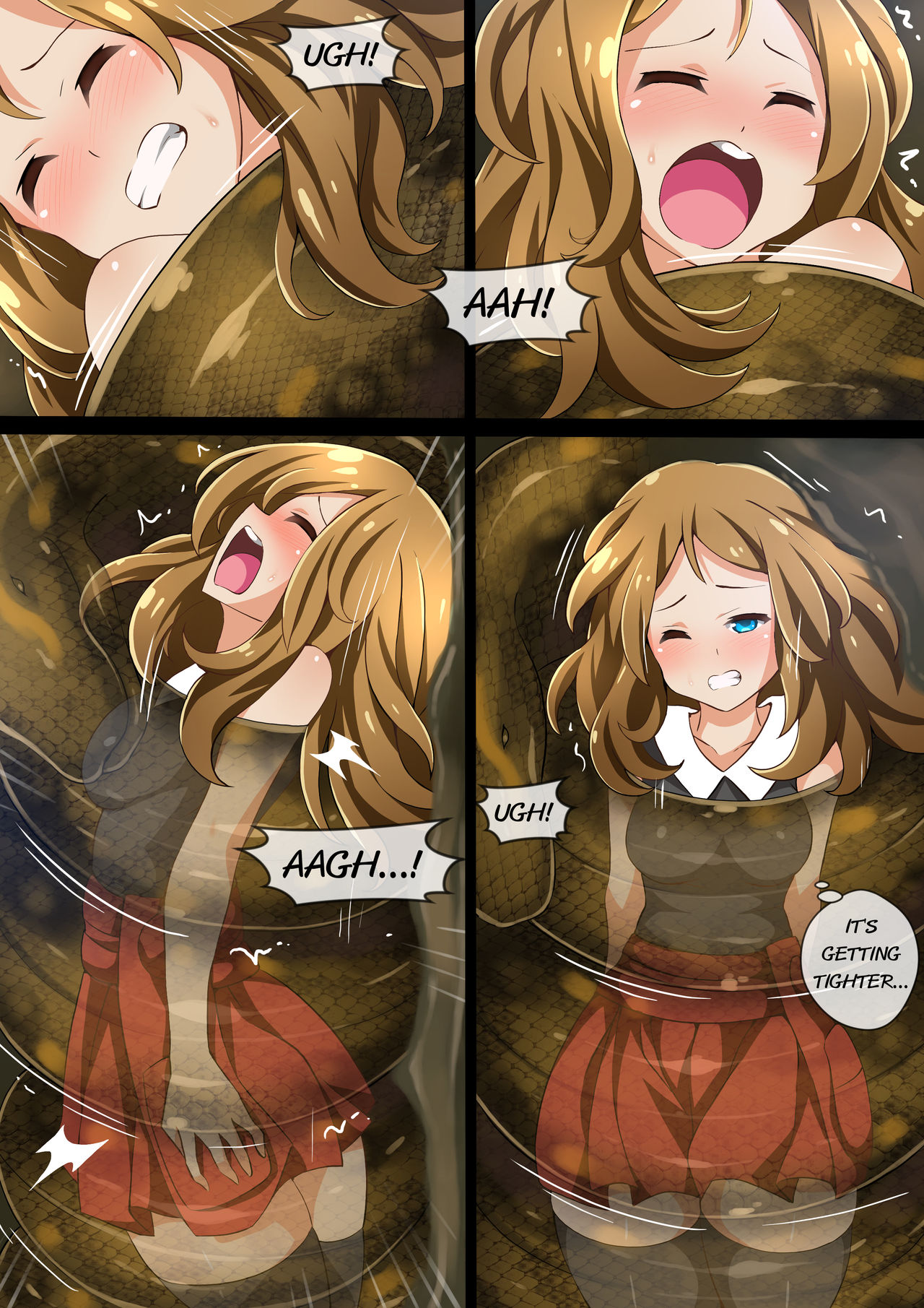 Hell Of Swallowed: Serena VS Anaconda page 6