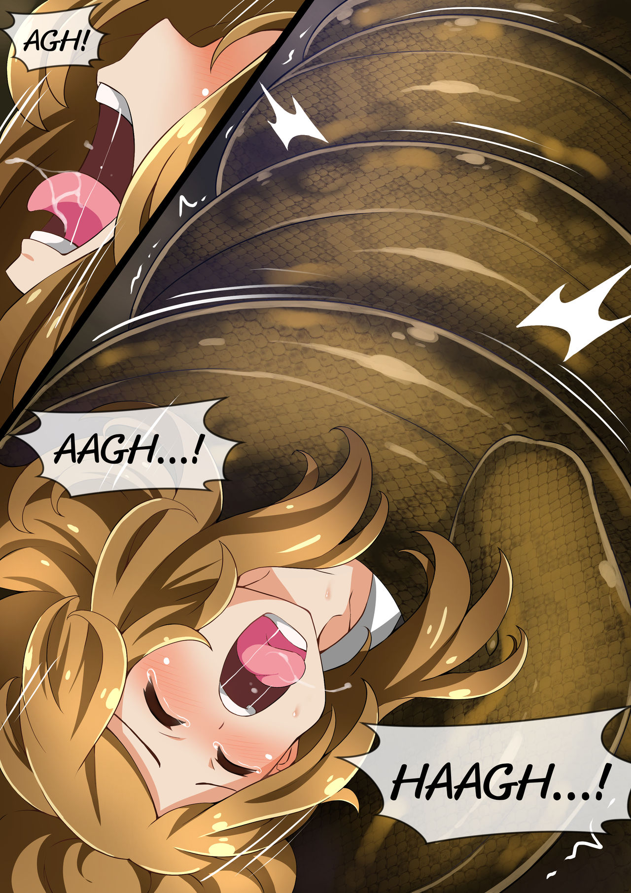 Hell Of Swallowed: Serena VS Anaconda page 7