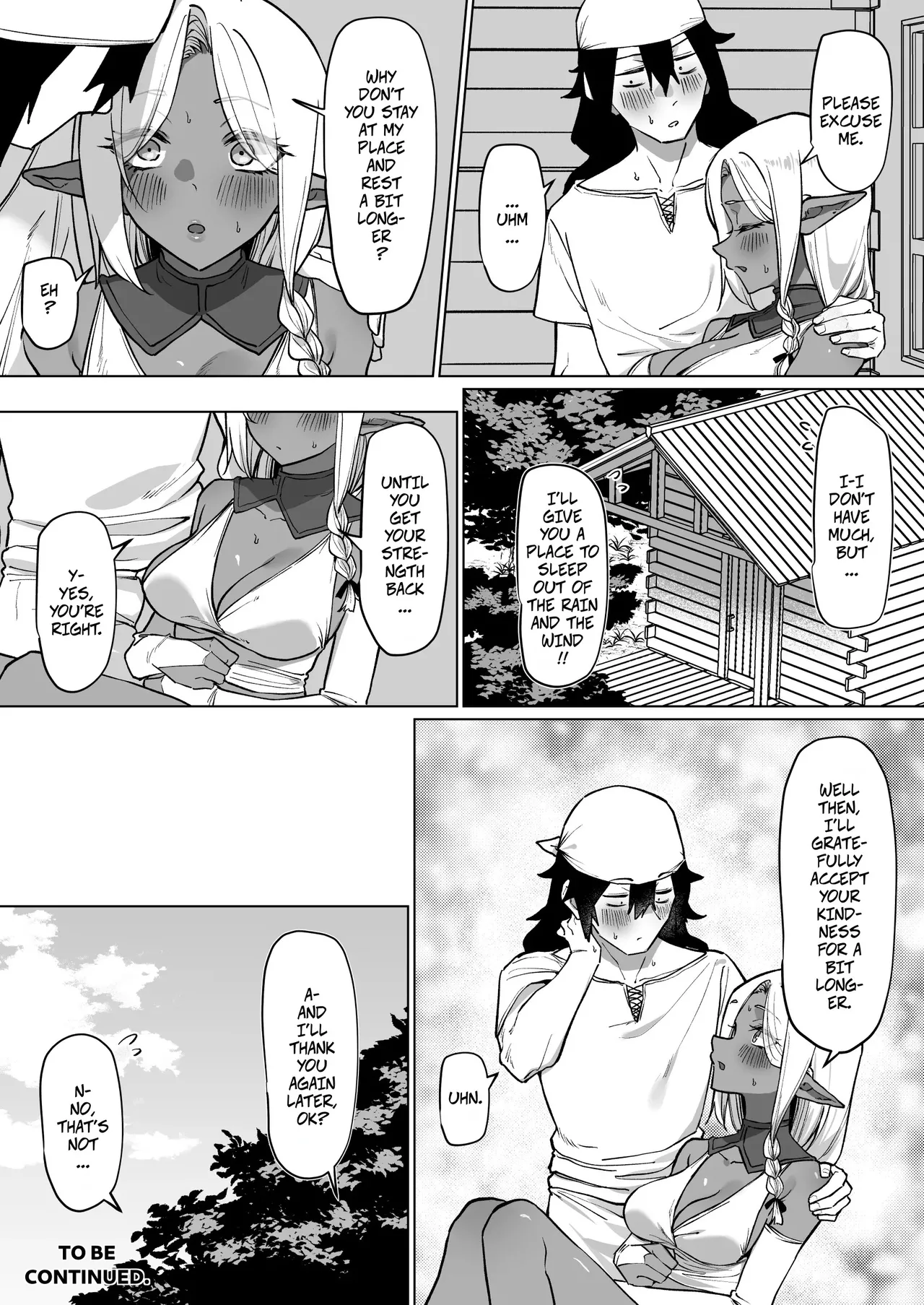 Helping a Dark Elf and Getting a Favor In Return -- Kasshoku Elf o Tasuketara Ongaeshi Sareta Hanashi page 23