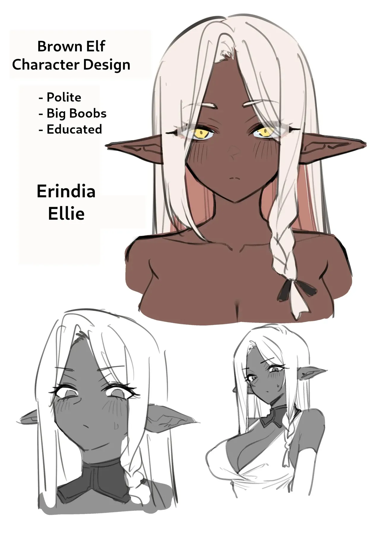 Helping a Dark Elf and Getting a Favor In Return -- Kasshoku Elf o Tasuketara Ongaeshi Sareta Hanashi page 25