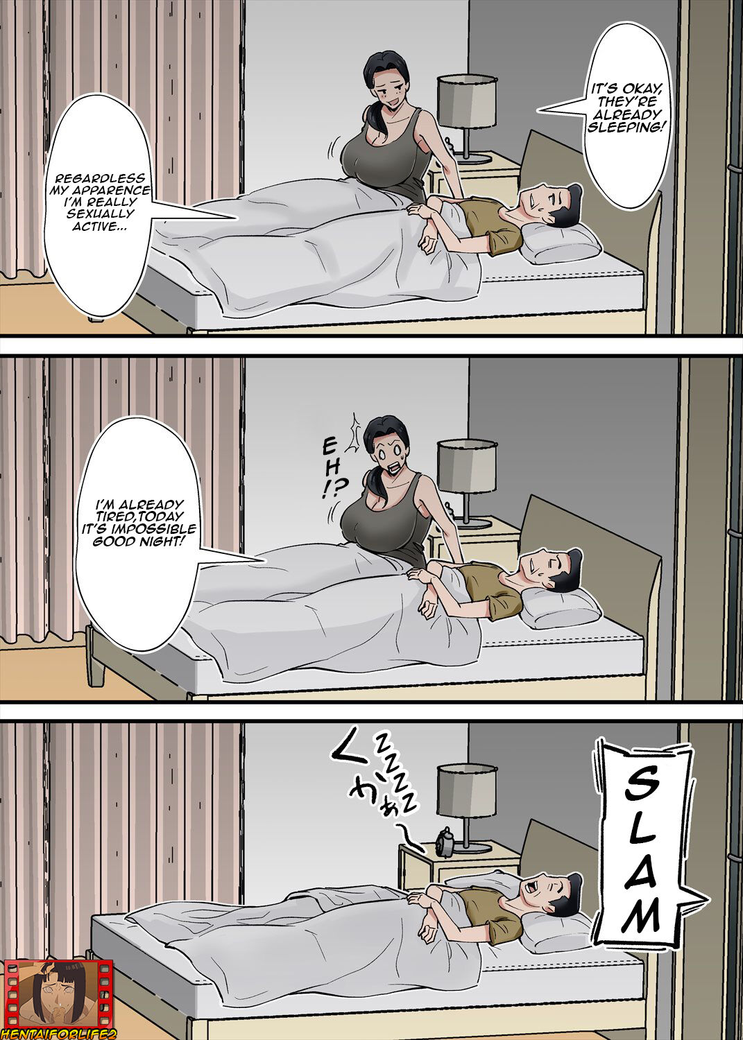 Hentai Kansoku ~Yome no Bakunyuu Kaa-chan o Netoritai/I want to cuckcold my wife with mother-in-law's big breasts page 6