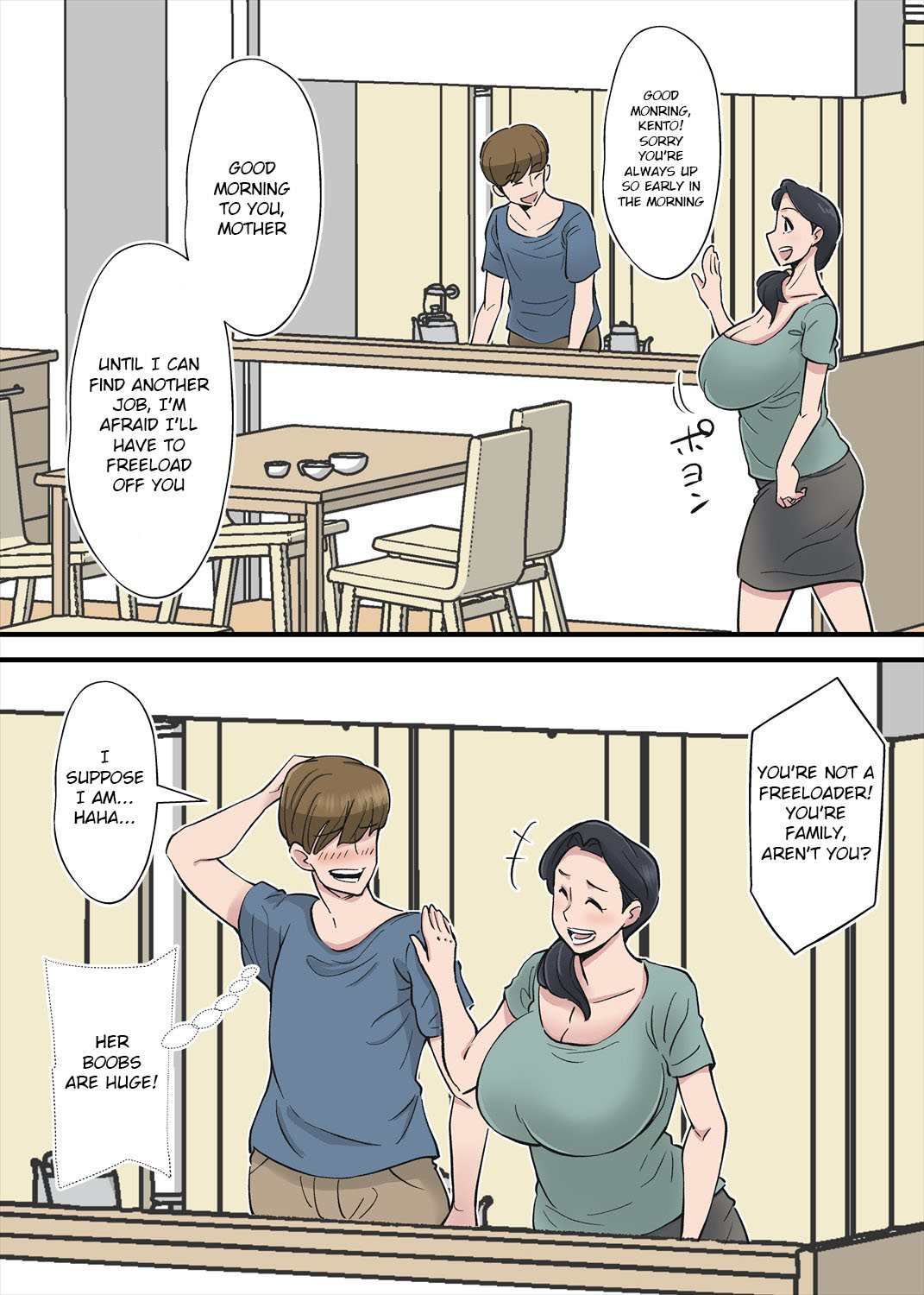 Hentai Kansoku ~Yome no Bakunyuu Kaa-chan o Netoritai~ page 2