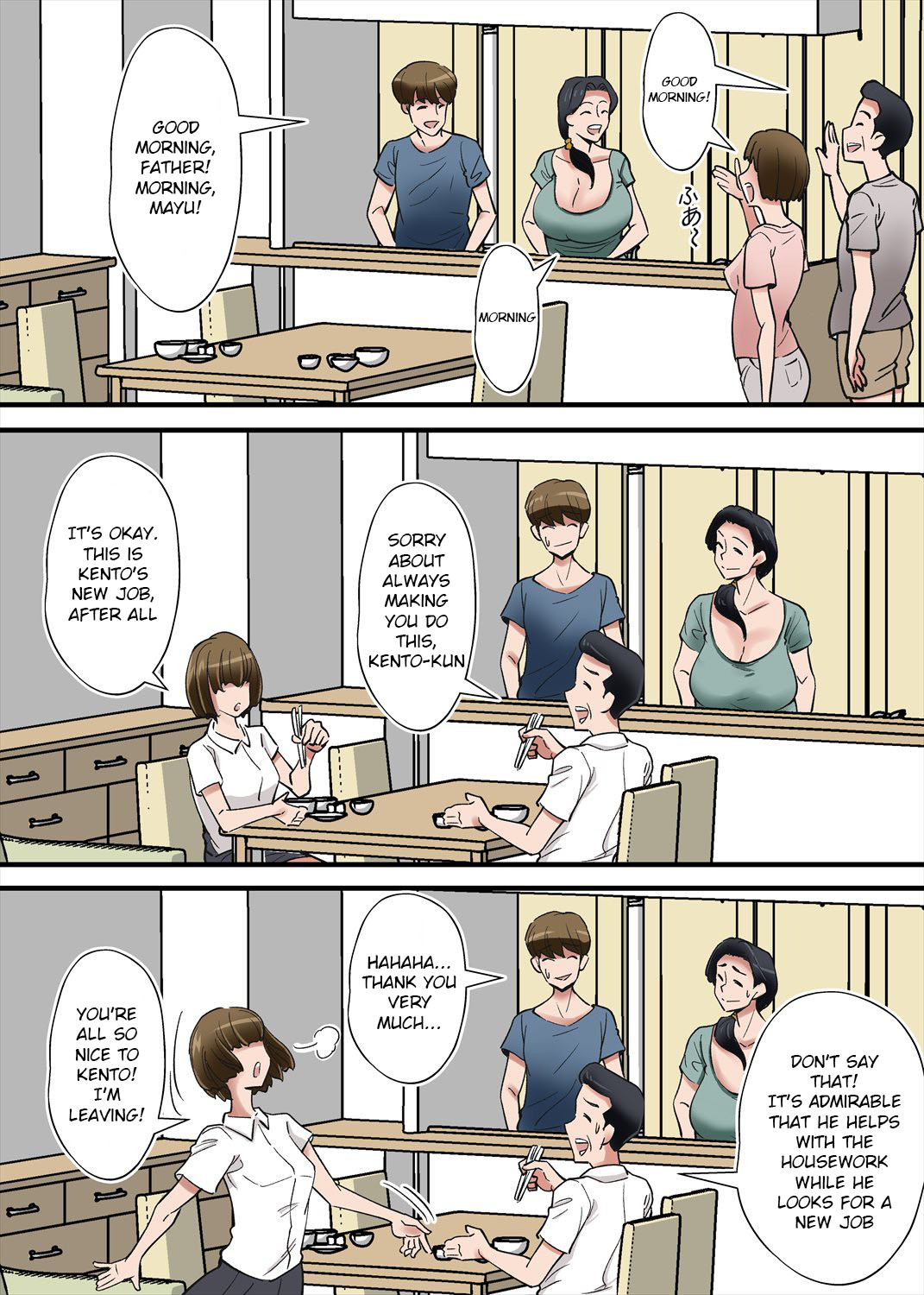 Hentai Kansoku ~Yome no Bakunyuu Kaa-chan o Netoritai~ page 4