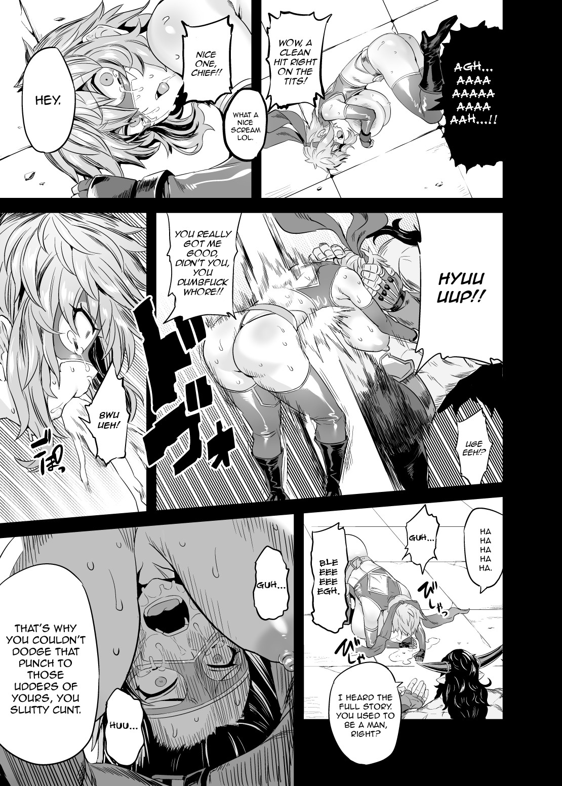 Hentai TS Wrestler Gran - Hentai TS Luchador Gran-chan page 12