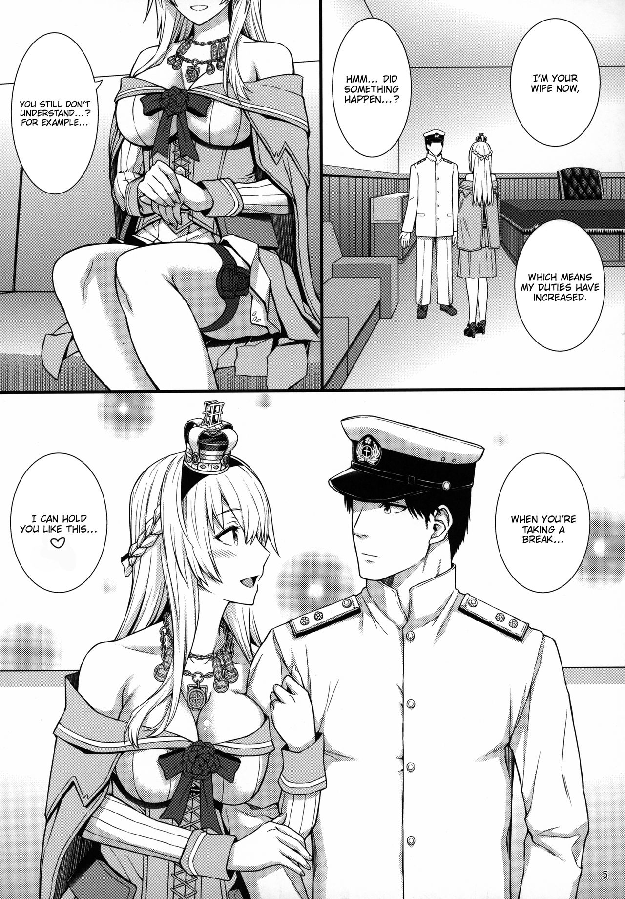 Her Majesty Warspite has a strong sex drive. page 6