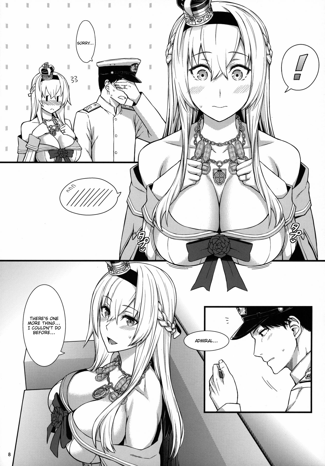 Her Majesty Warspite has a strong sex drive. page 9
