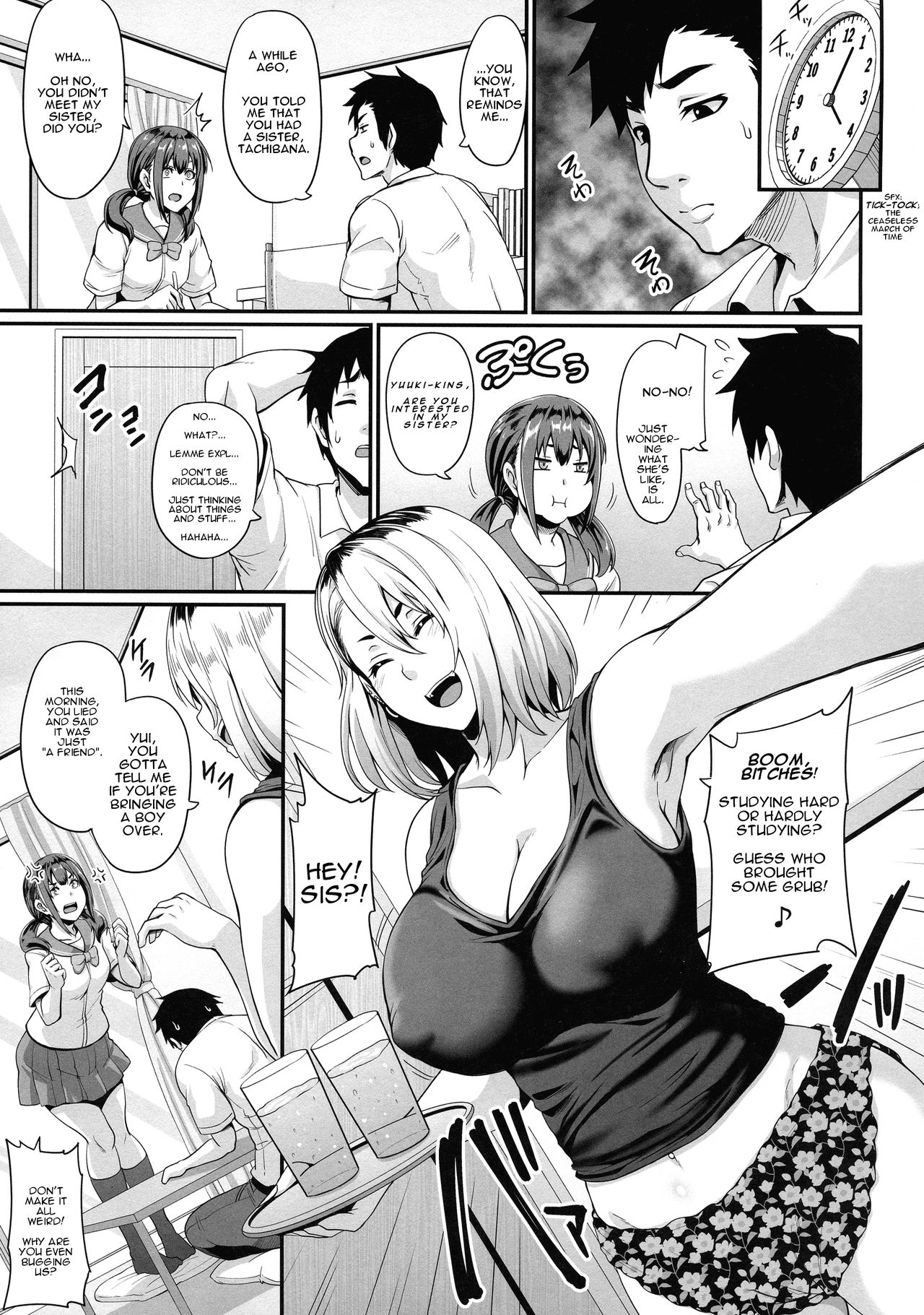 Her Sister's a Gyaru, a Bitch, and a Slut page 7