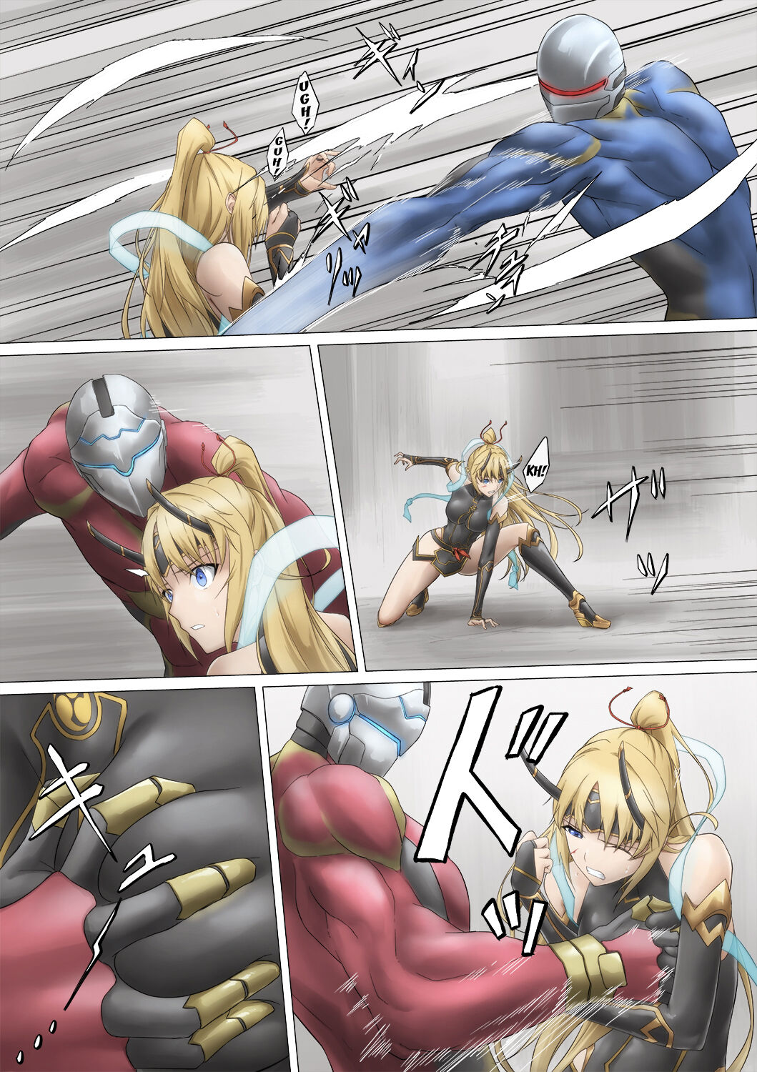 Heroine Violation: Swapped Between 5 Enemies page 17