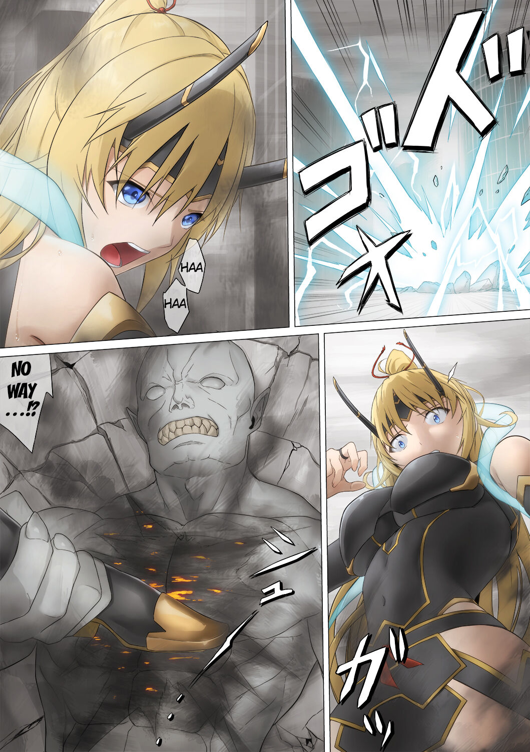 Heroine Violation: Swapped Between 5 Enemies page 4