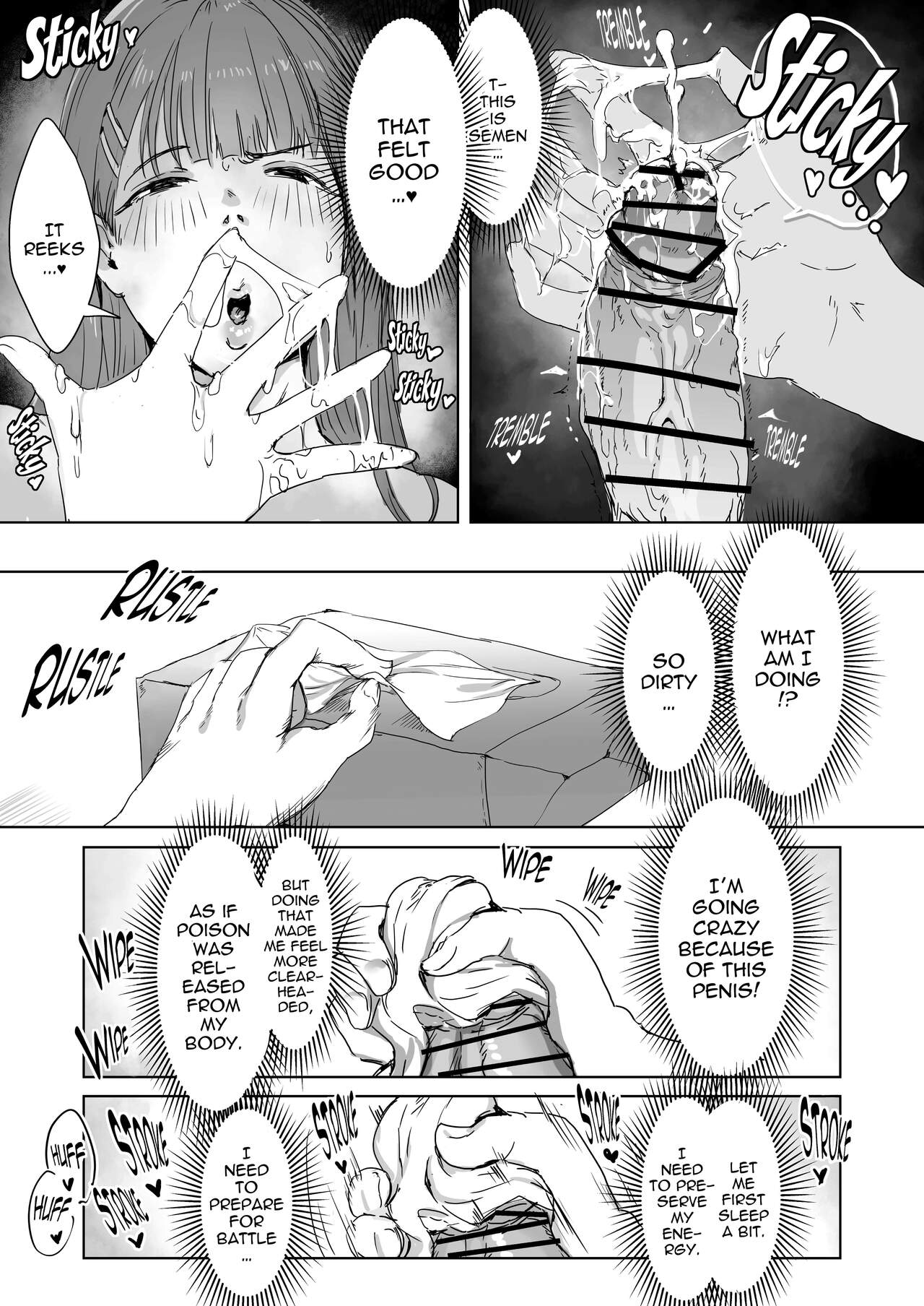 Heroines of Justice become Futa Dick Chicks and Fall to Lewd Temptation page 27