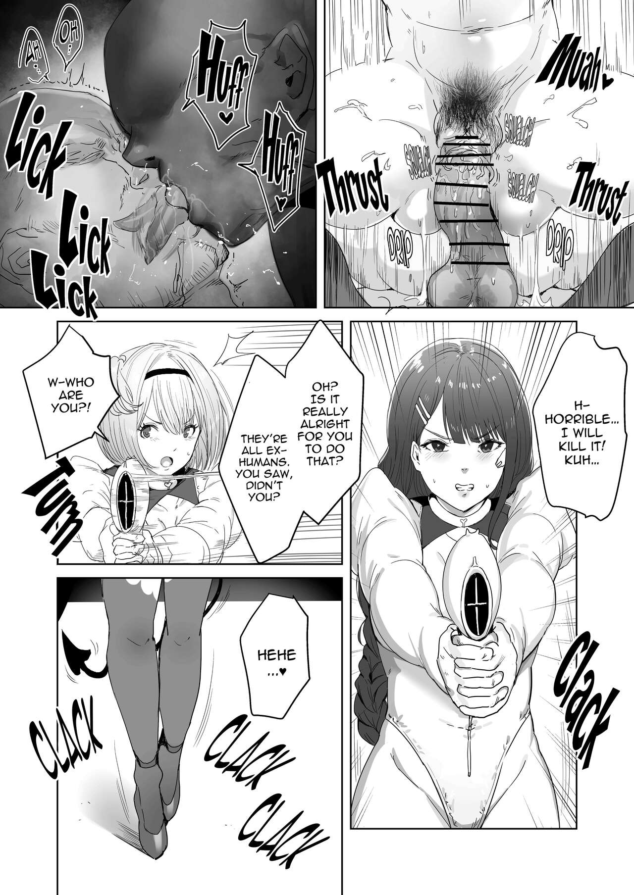 Heroines of Justice become Futa Dick Chicks and Fall to Lewd Temptation page 9