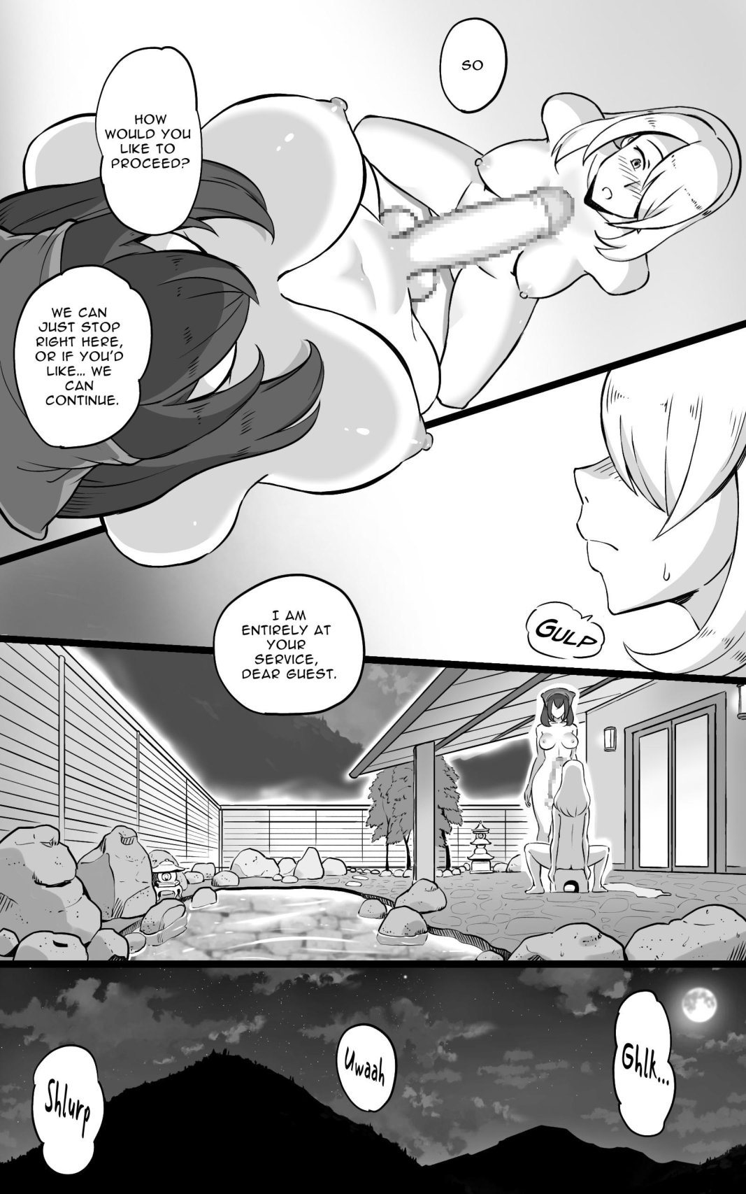 Hidden Futanari Hot-springs Retreat ~what becomes of the broken hearted~ page 16