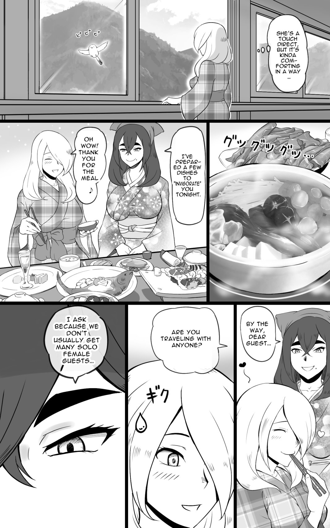 Hidden Futanari Hot-springs Retreat ~what becomes of the broken hearted~ page 4