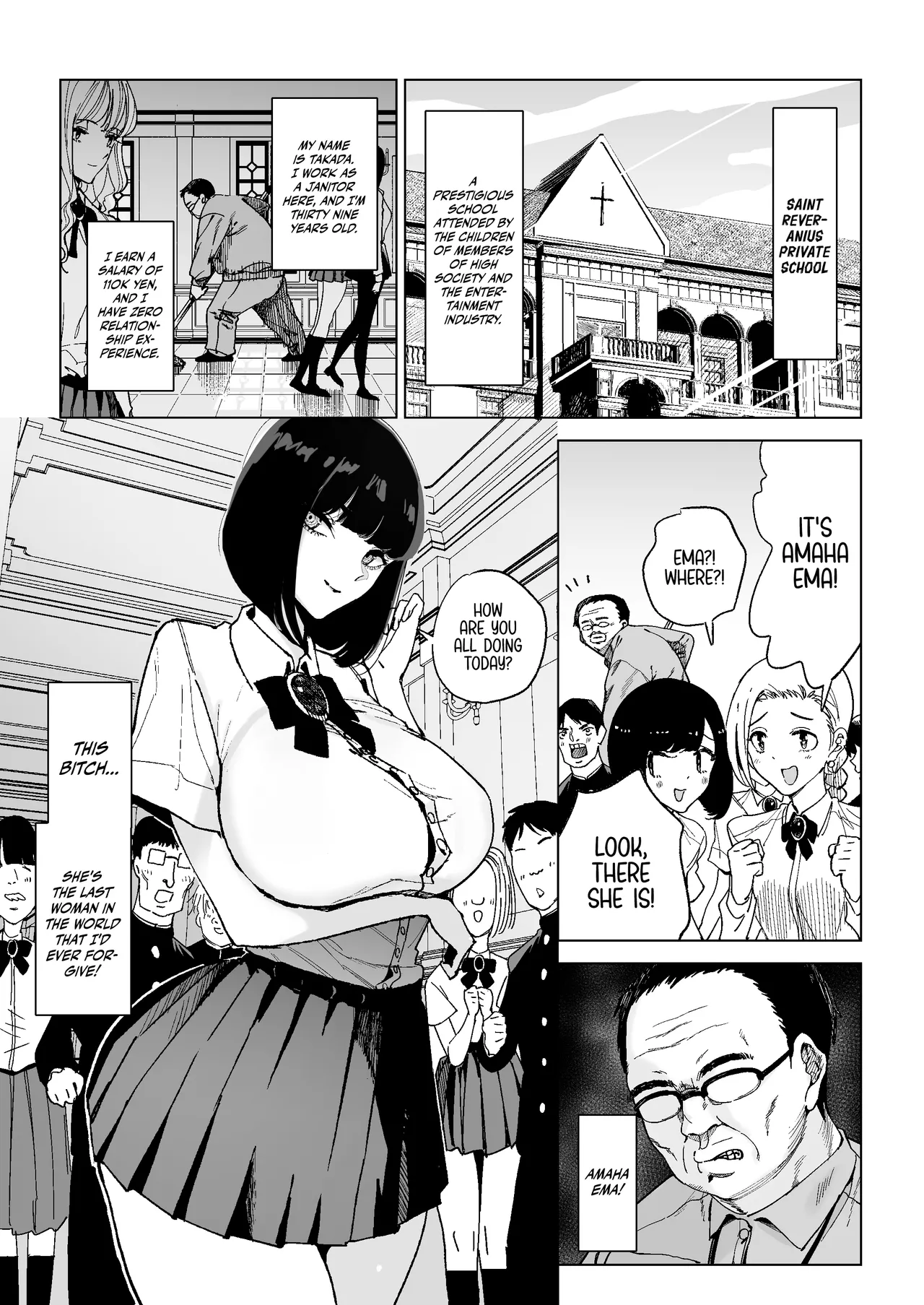 High-Class Hypnotism ~ An S-Rank Young Lady With A Horrible Personality Gets Dominated By A Disgusting Old Man~ page 3
