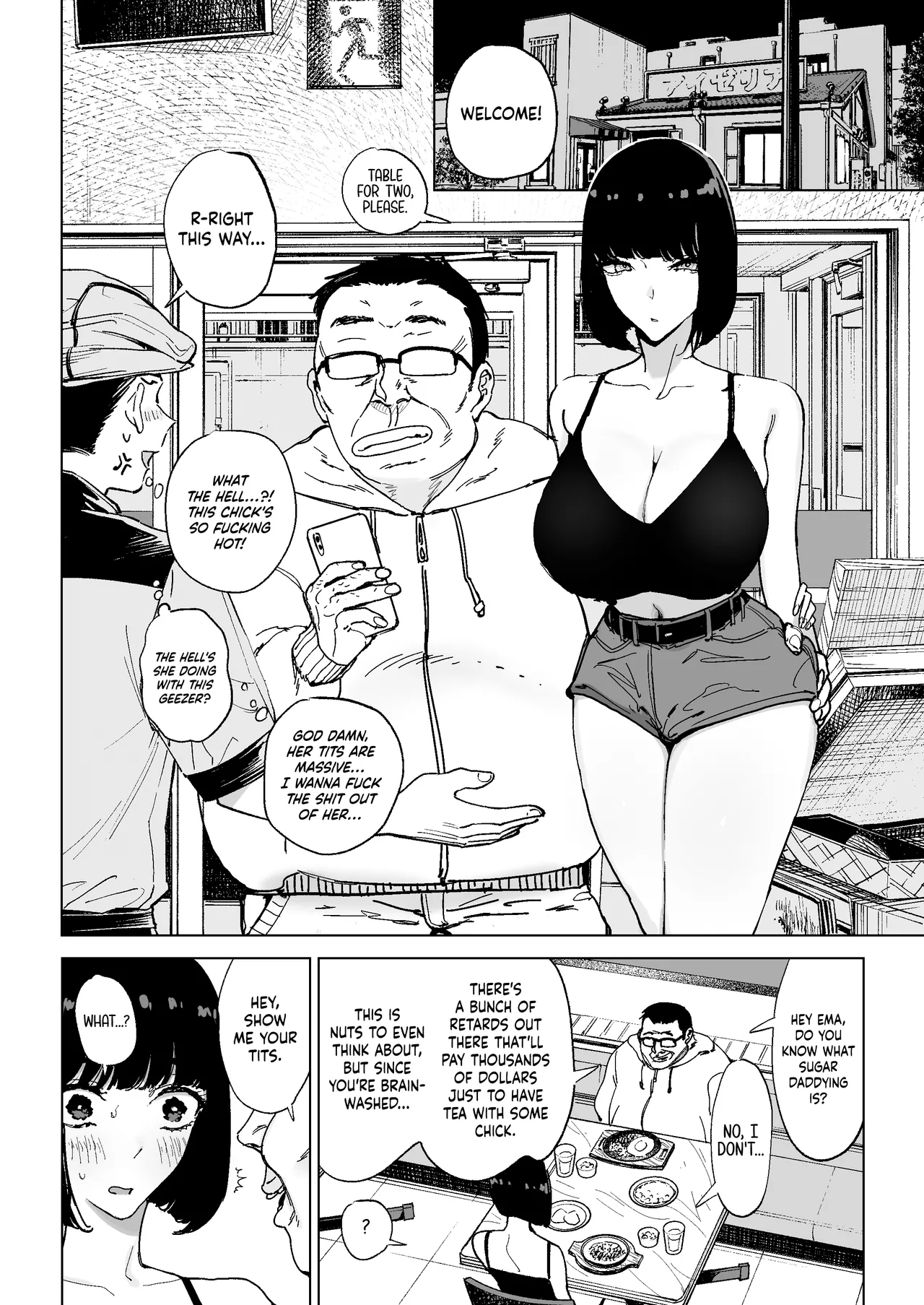 High-Class Hypnotism ~ An S-Rank Young Lady With A Horrible Personality Gets Dominated By A Disgusting Old Man~ page 32