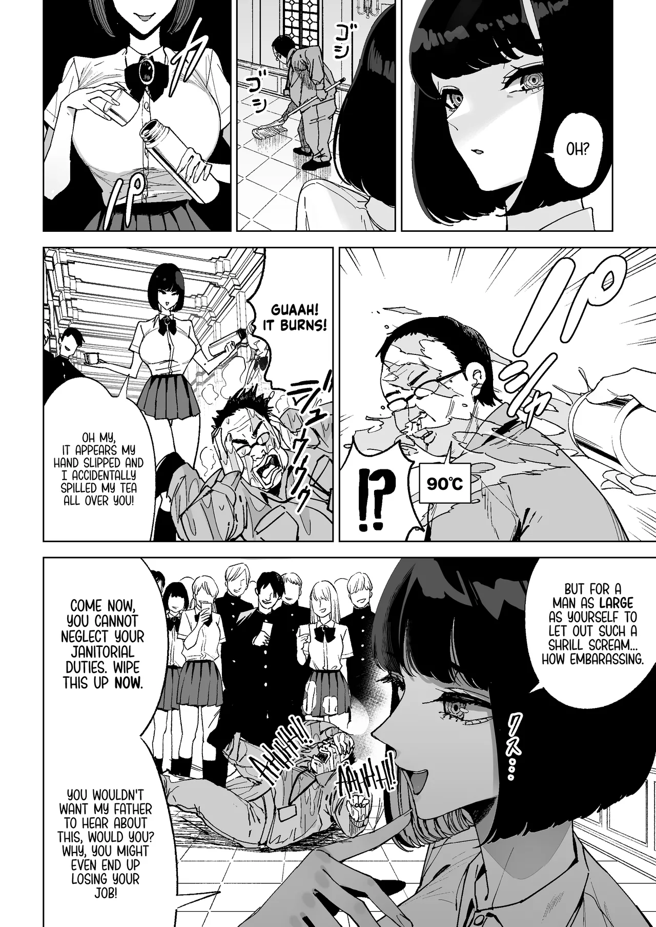 High-Class Hypnotism ~ An S-Rank Young Lady With A Horrible Personality Gets Dominated By A Disgusting Old Man~ page 4