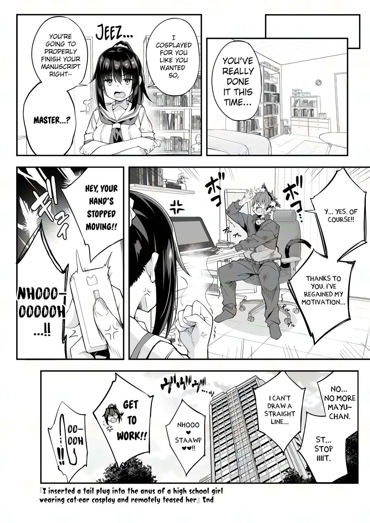 High School Girl Housekeeping Series I Inserted a Tail Plug Into The Anus of a High School Girl Wearing Cat-Ear Cosplay and Remotely Teased Her page 26