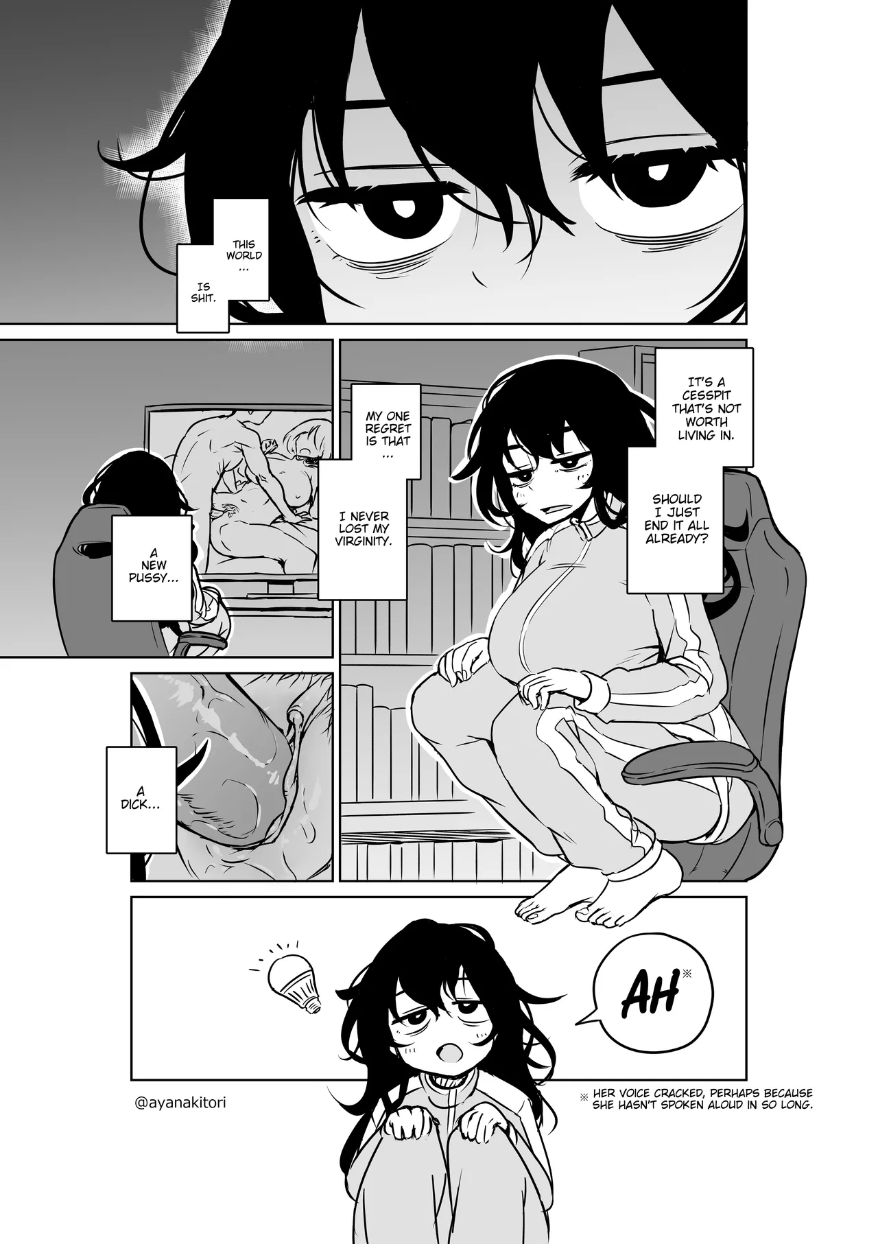 Hikikomori and Her Futanari Sister page 1