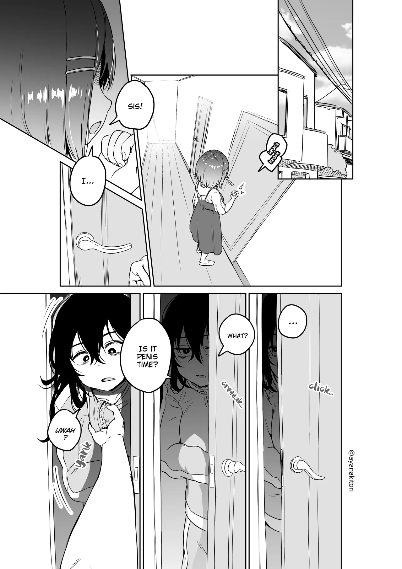 Hikikomori and Her Futanari Sister page 13