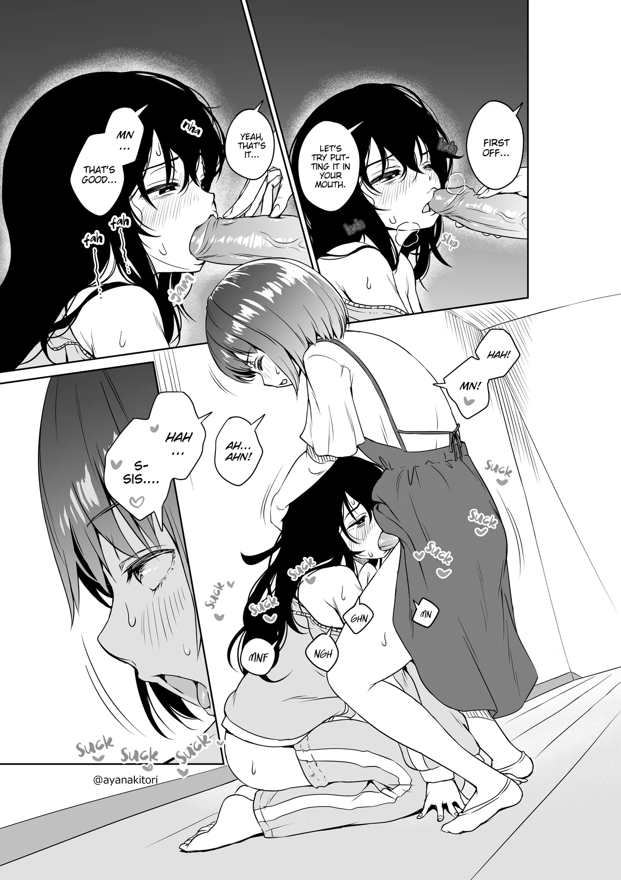 Hikikomori and Her Futanari Sister page 17