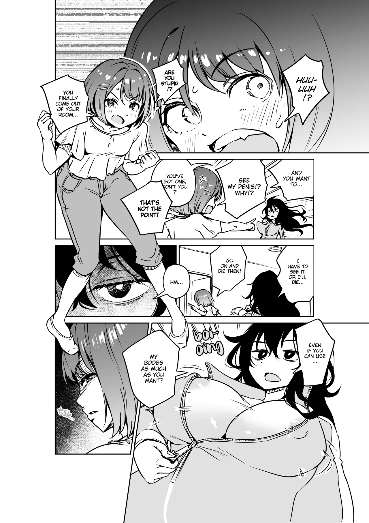 Hikikomori and Her Futanari Sister page 2