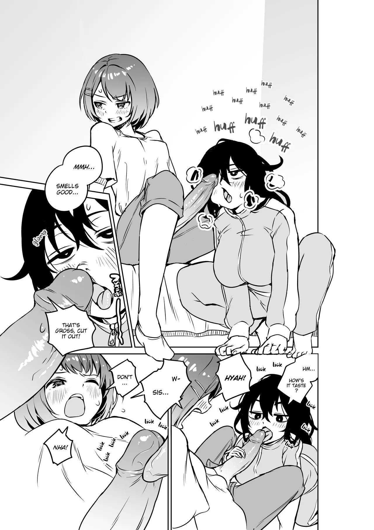 Hikikomori and Her Futanari Sister page 3