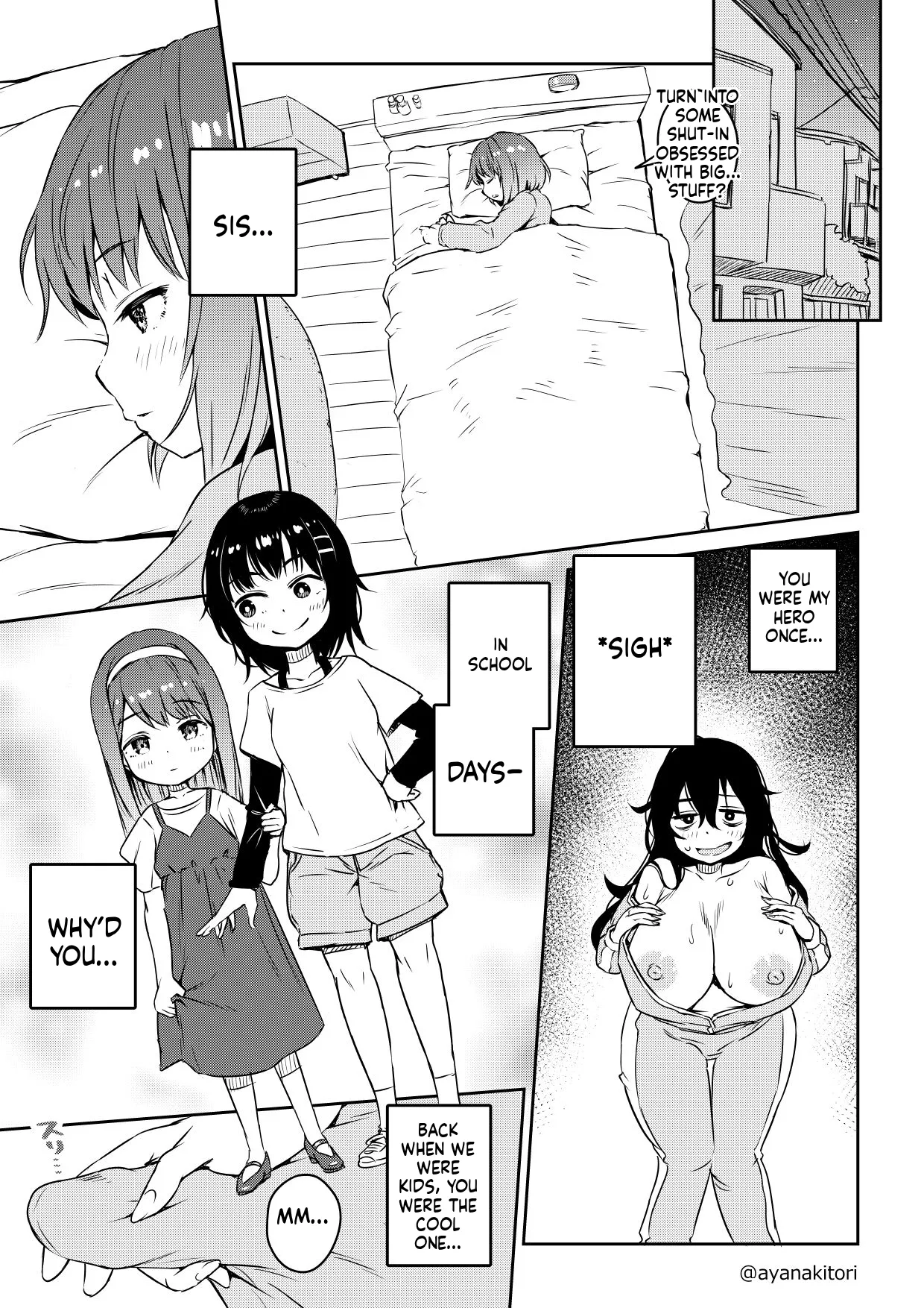 Hikikomori and Her Futanari Sister page 9