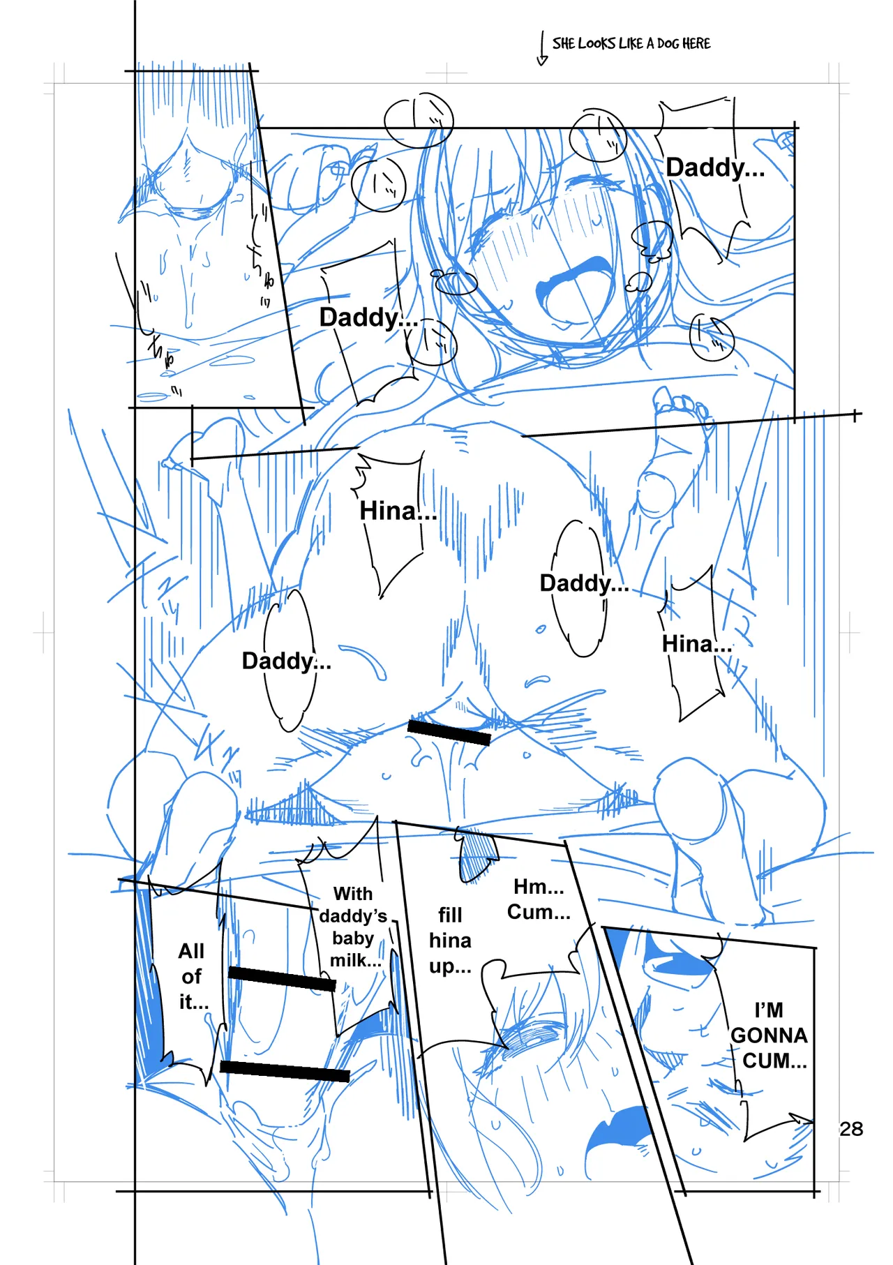 Hina-chan Wanted A Daddy page 72
