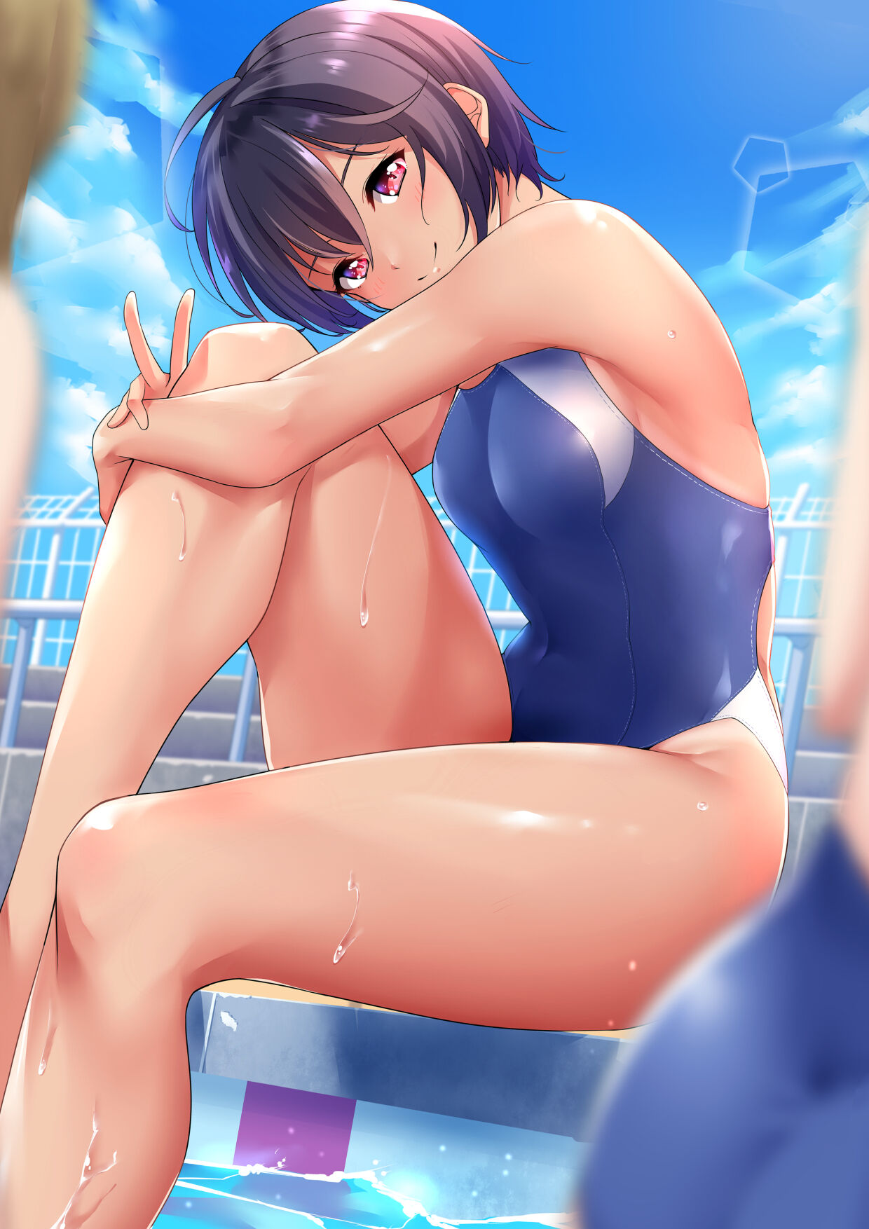 Hinata Natsumi - Kyouei Mizugi Ecchi page 1