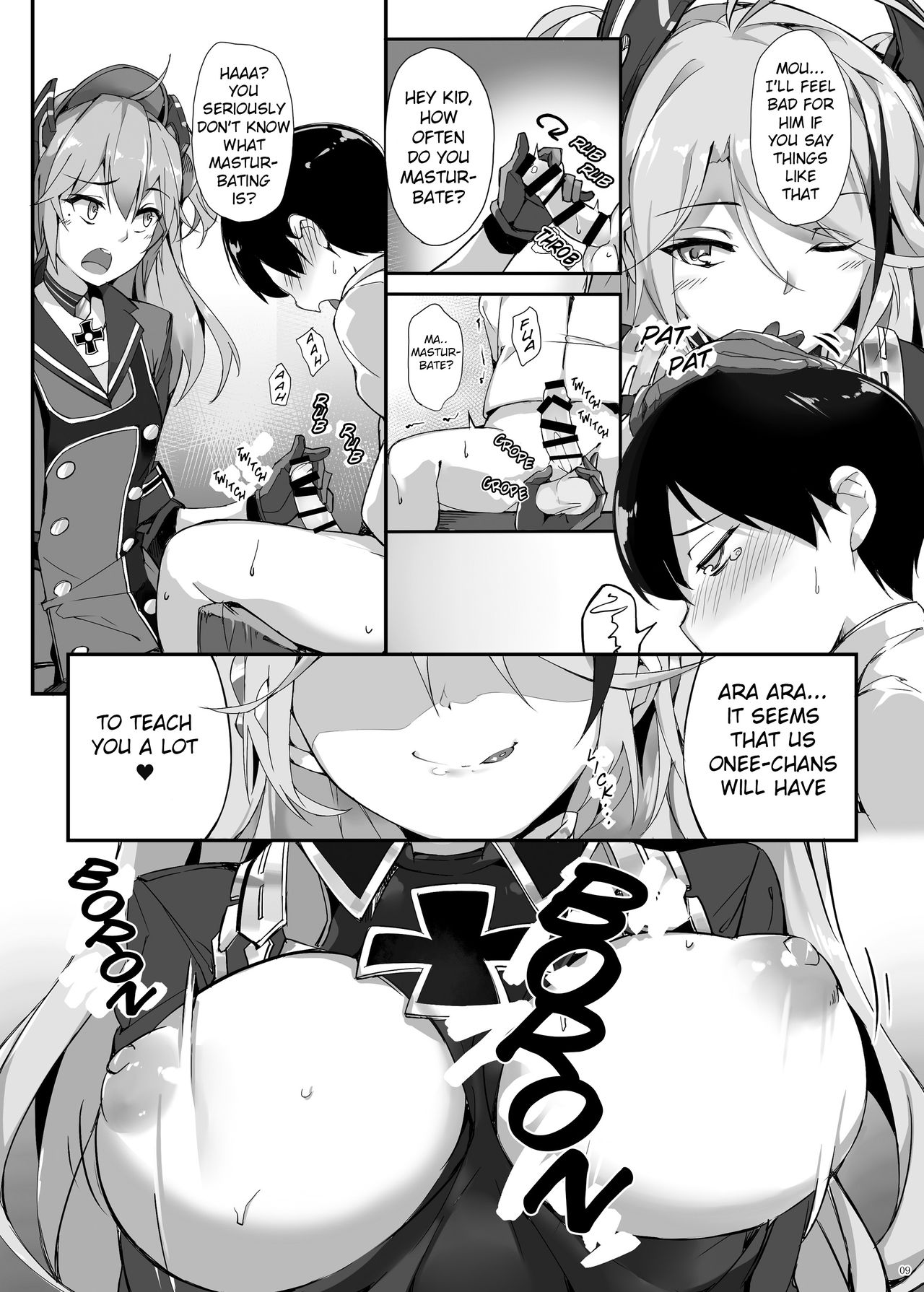 Hipper Shimai no Shota Sakusei Jinmon page 9