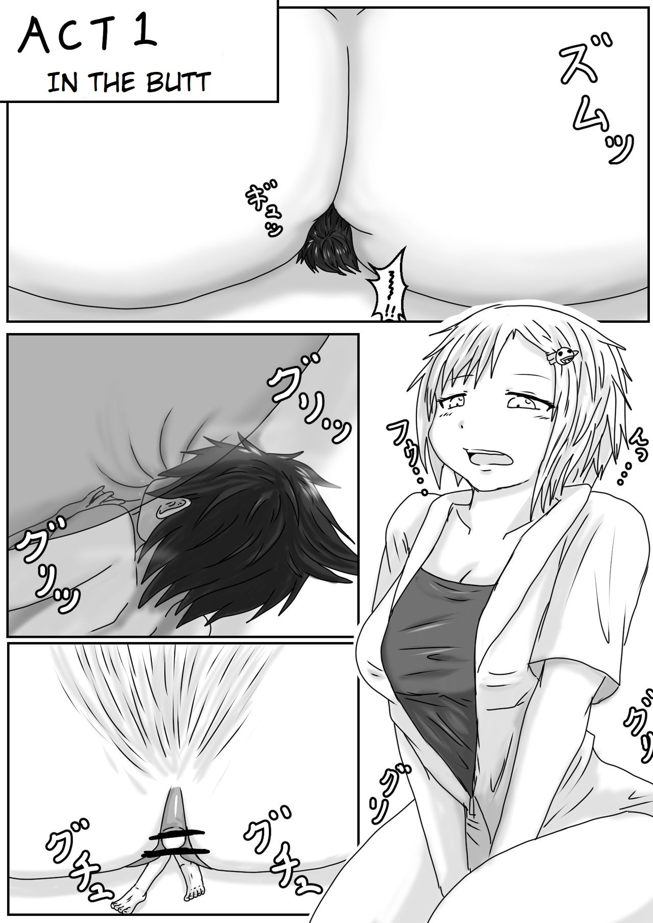 Hiroko, Tamari, and Yae Play with Tinies page 1